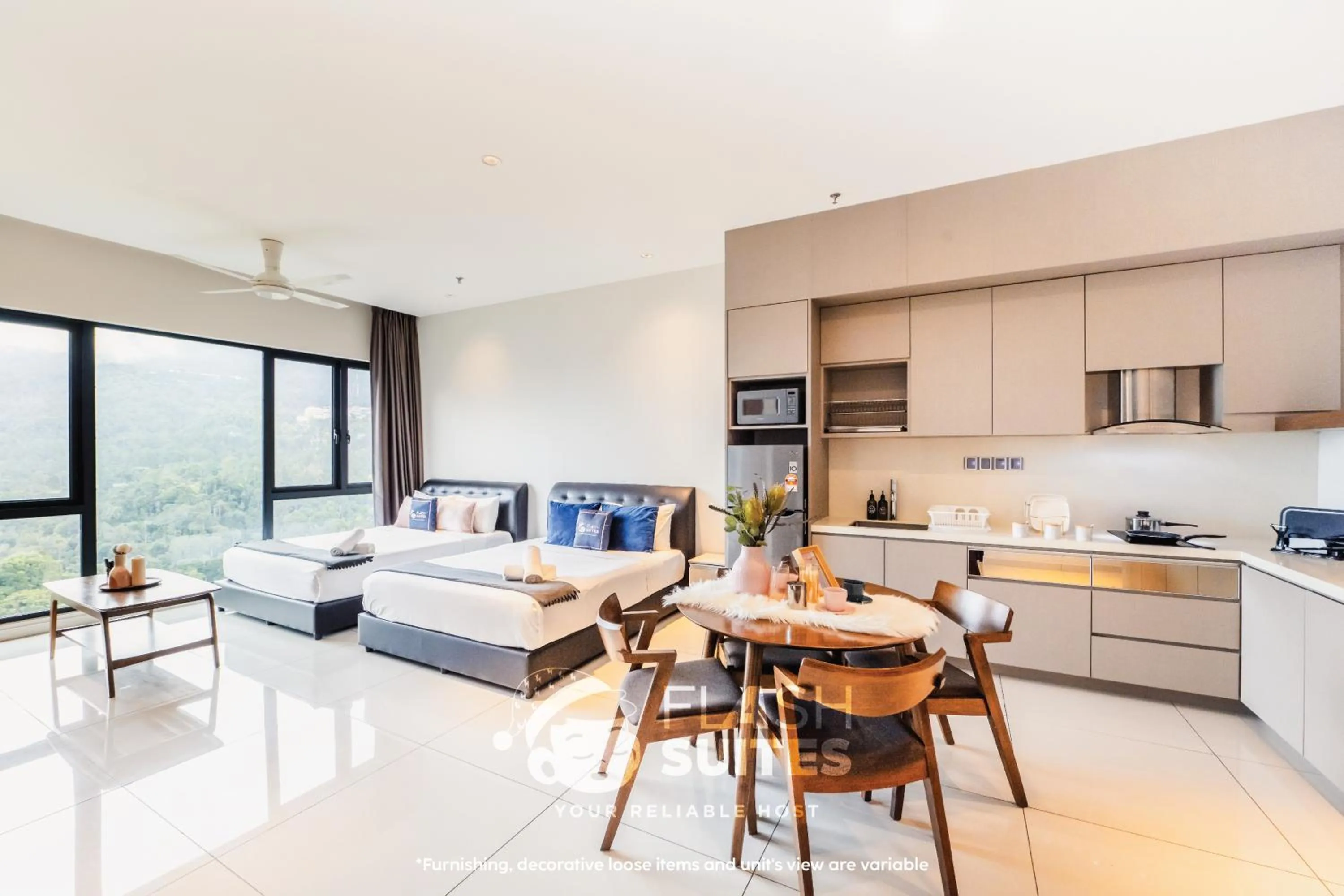 Bed in Geo38 Premium Suites at Genting Highlands