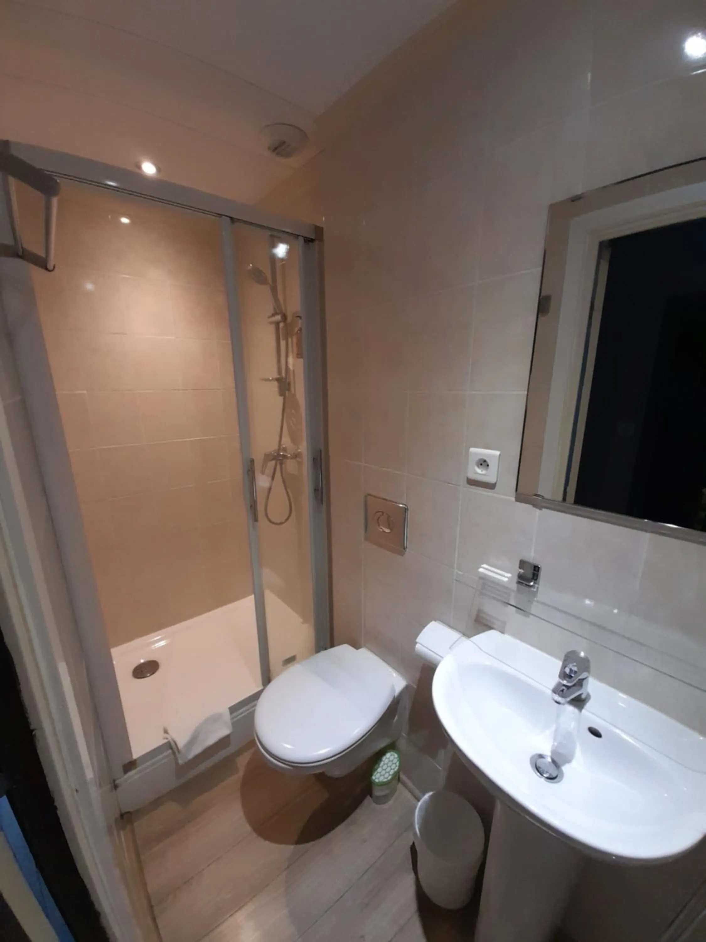 Shower in Hôtel & Restaurant Le Patio VICHY