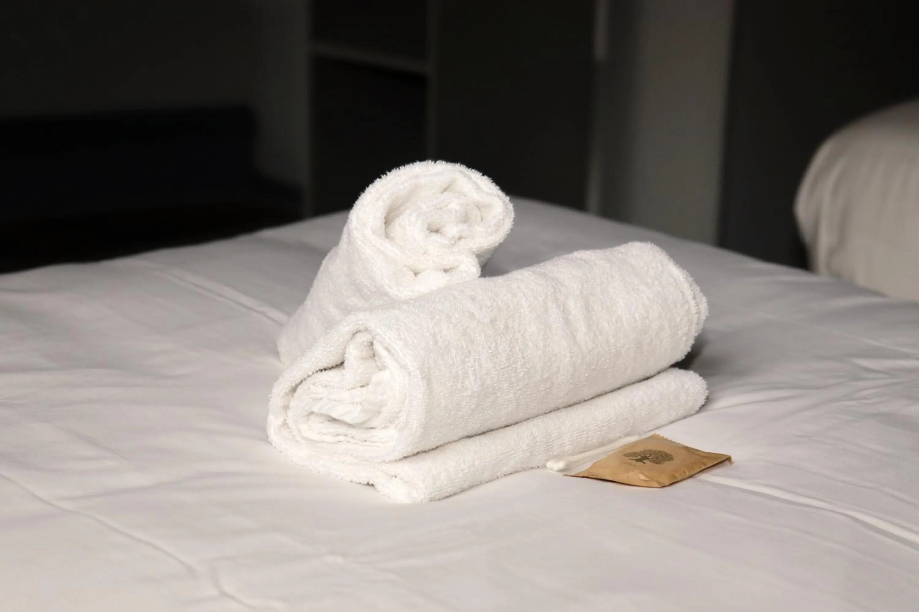 Bedroom, Bed in Hôtel & Restaurant Le Patio VICHY