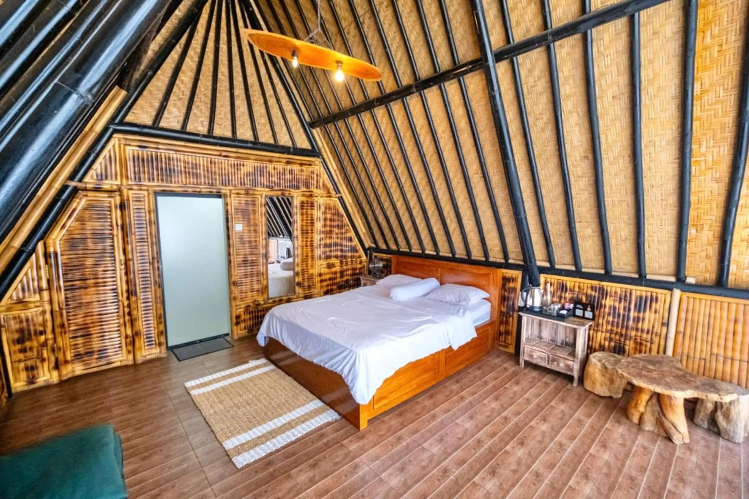 Triangle Room in Bamboo Mount Batur and Hot Spring Triangle Room in Bamboo Mount Batur and Hot Spring