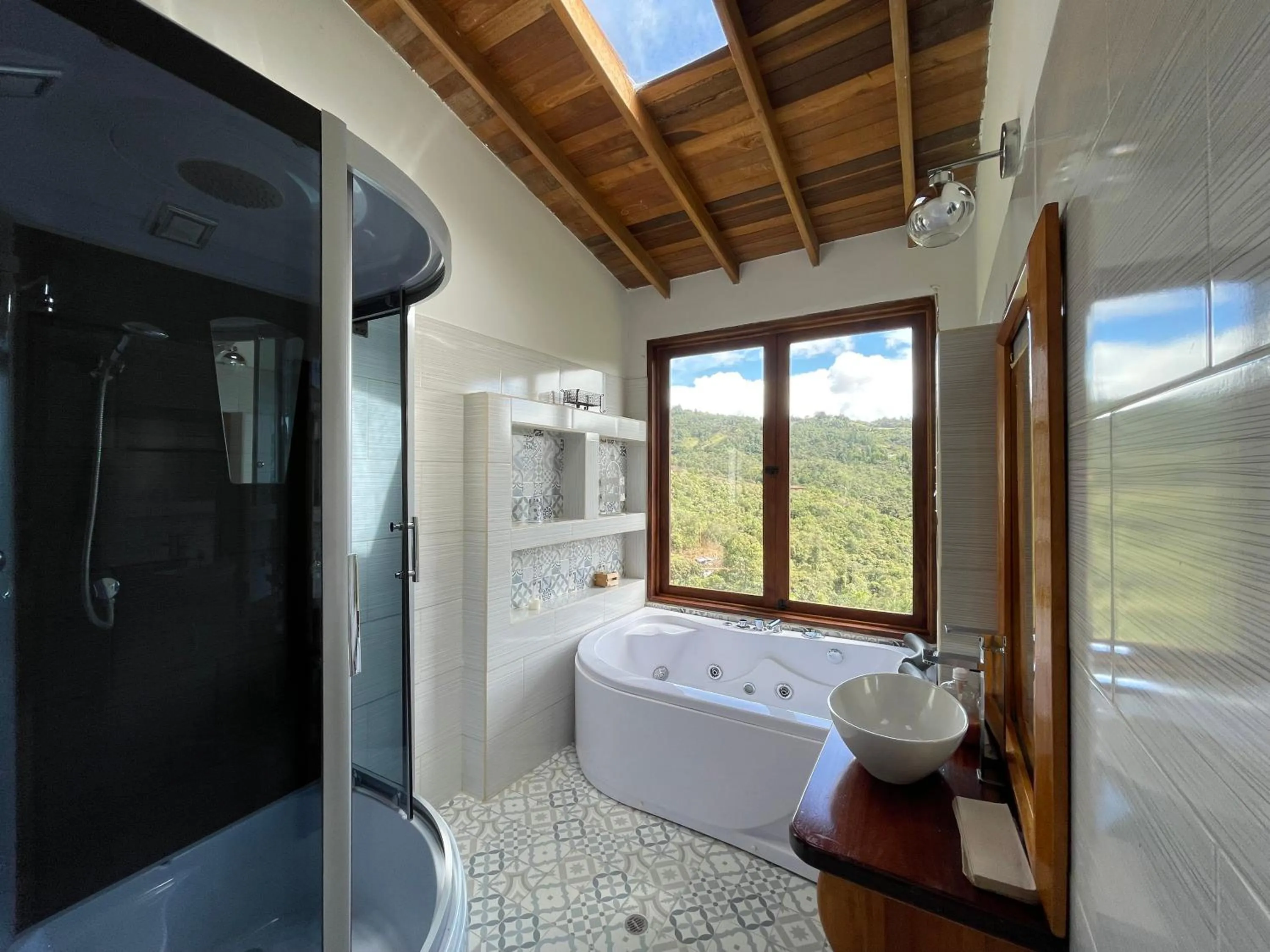 Natural landscape, Bed in Glamping Ancestros Ecoparque