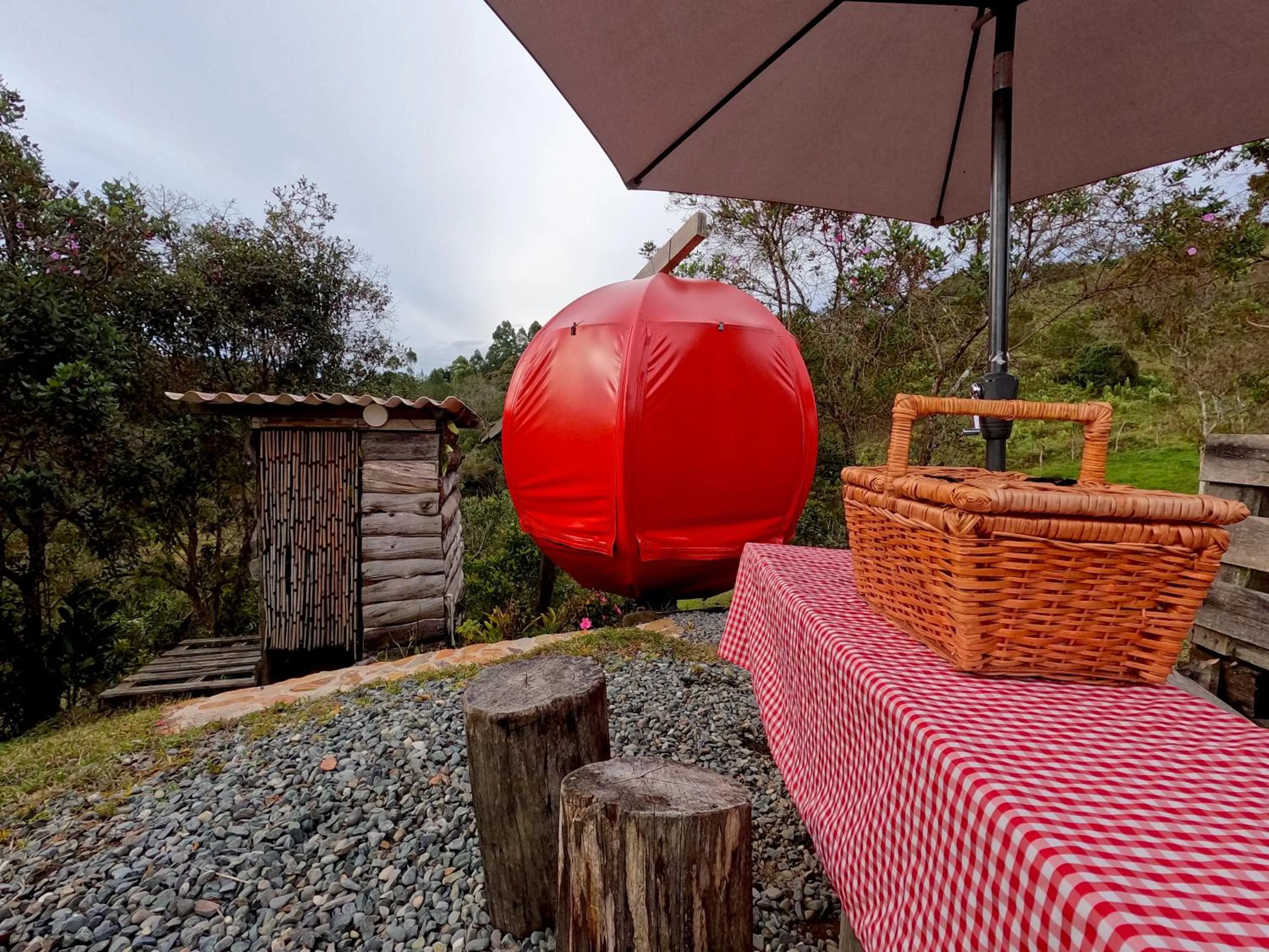 Bathroom in Glamping Ancestros Ecoparque
