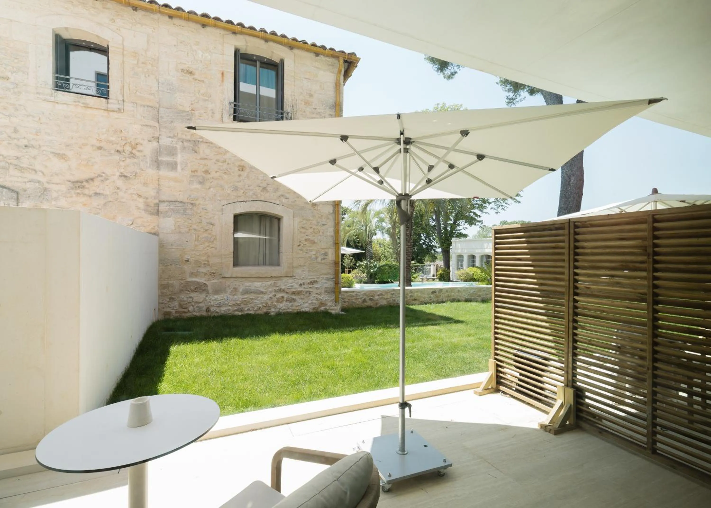 Patio in Domaine de Verchant & Spa - Relais & Châteaux