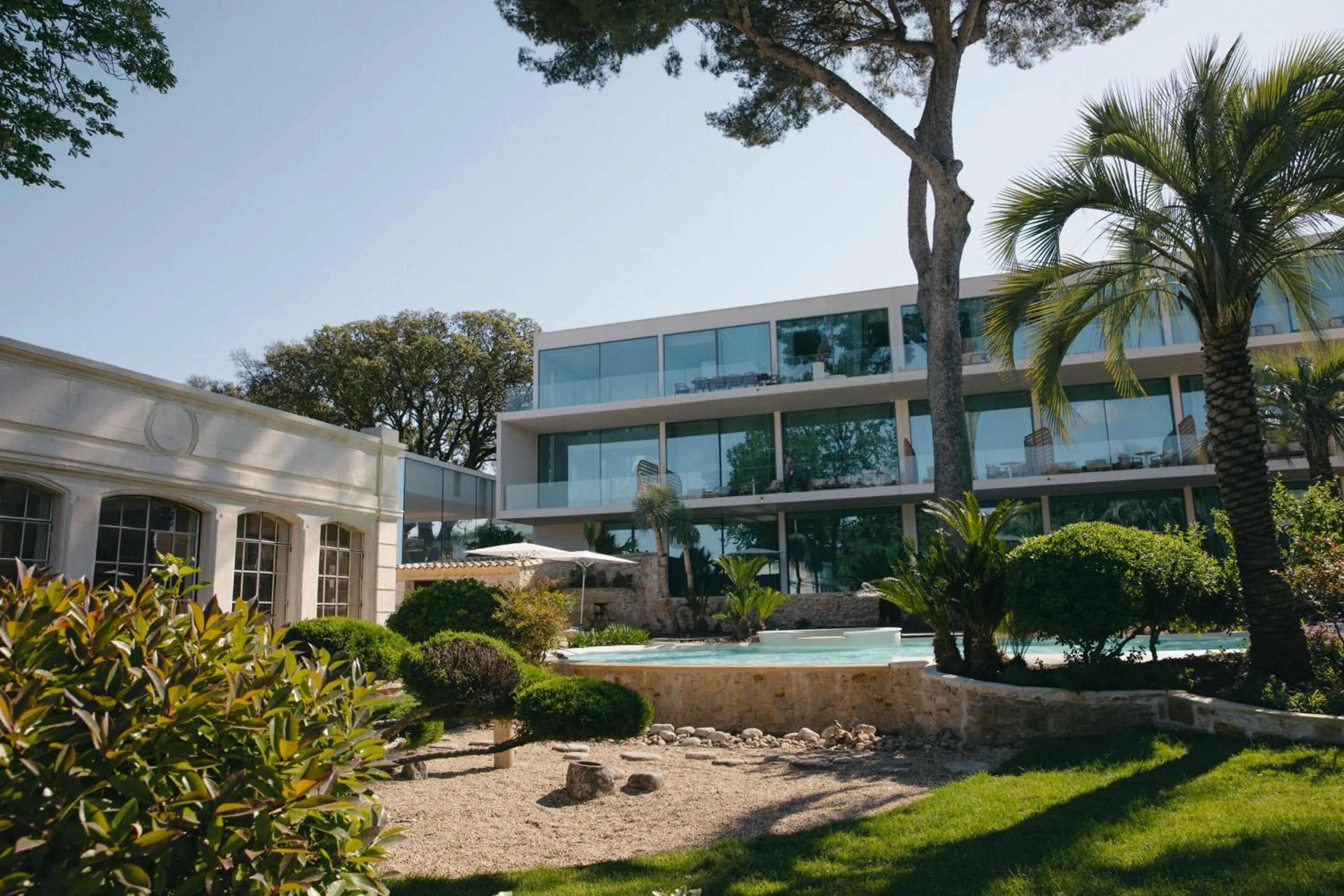 Garden view in Domaine de Verchant & Spa - Relais & Châteaux