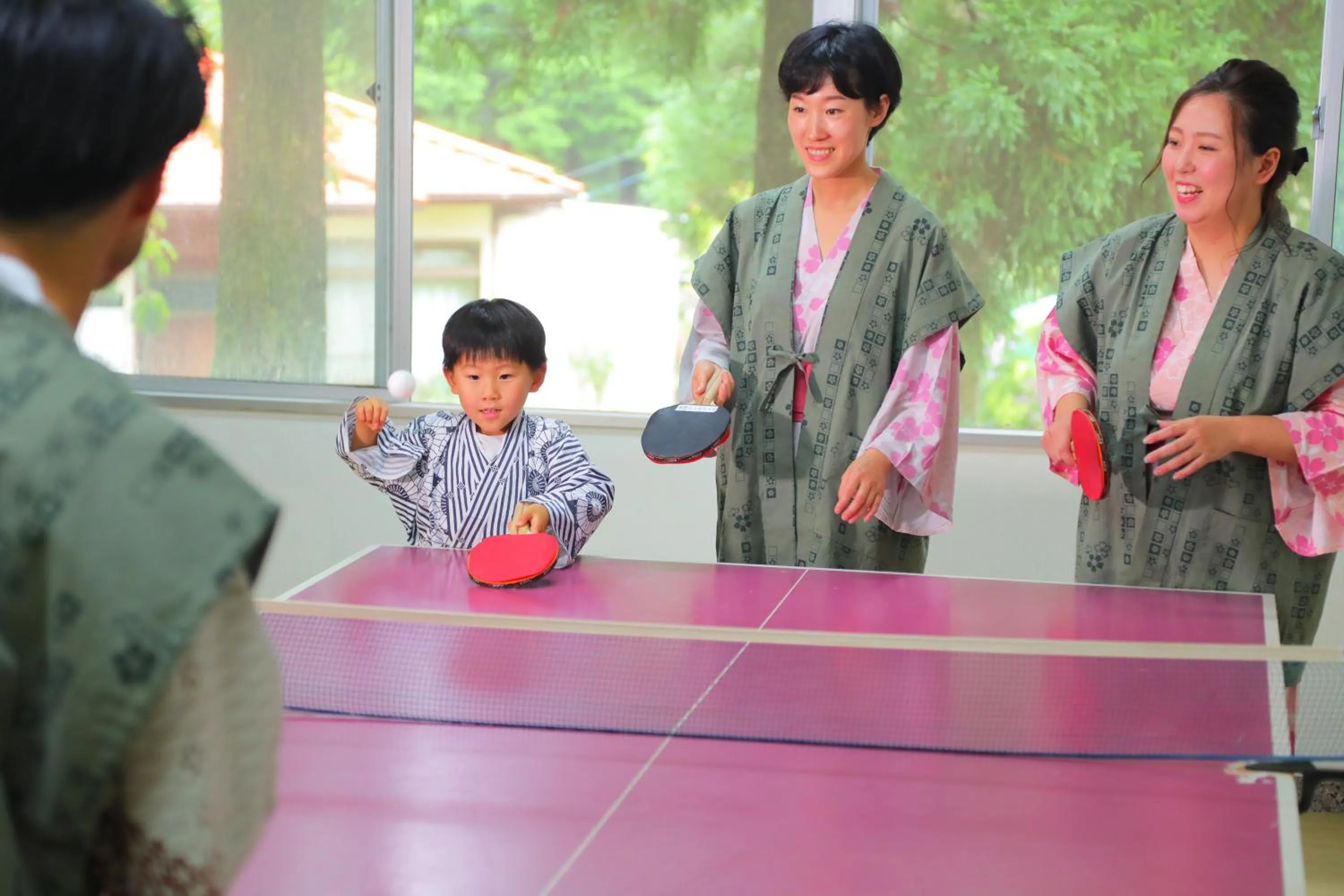 Table tennis in Sakura Sakura Onsen