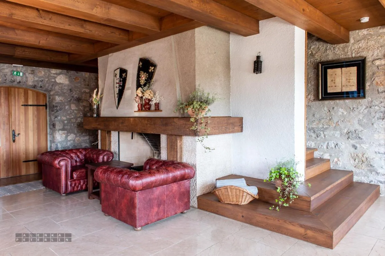 Seating area in Vinica Castle Boutique & Spa Hotel