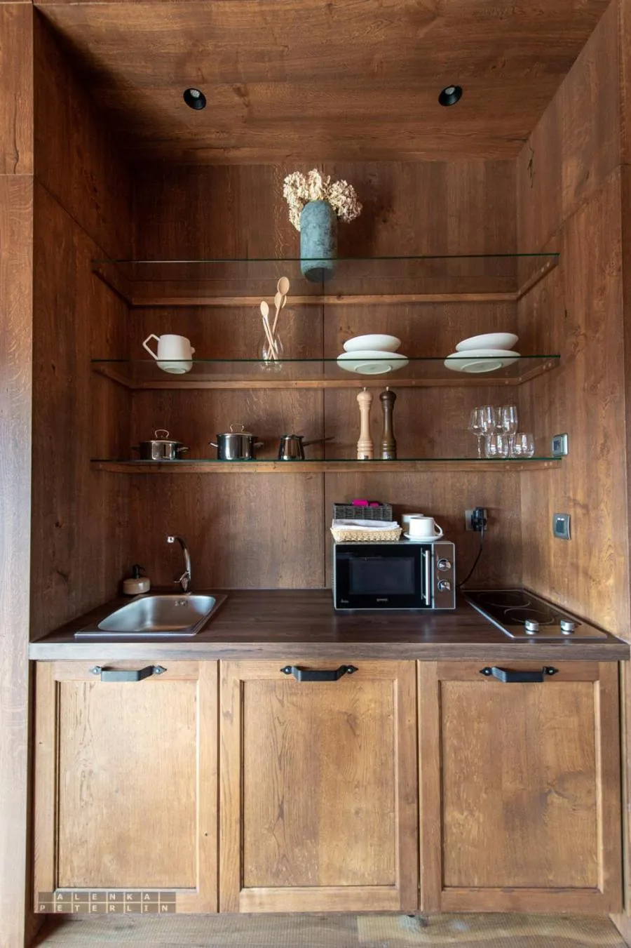 Kitchen or kitchenette in Vinica Castle Boutique & Spa Hotel