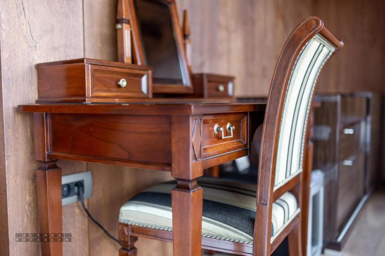 Decorative detail in Vinica Castle Boutique & Spa Hotel