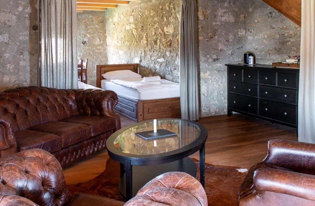 Bed in Vinica Castle Boutique & Spa Hotel