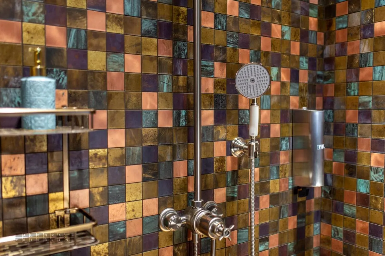 Shower in Vinica Castle Boutique & Spa Hotel