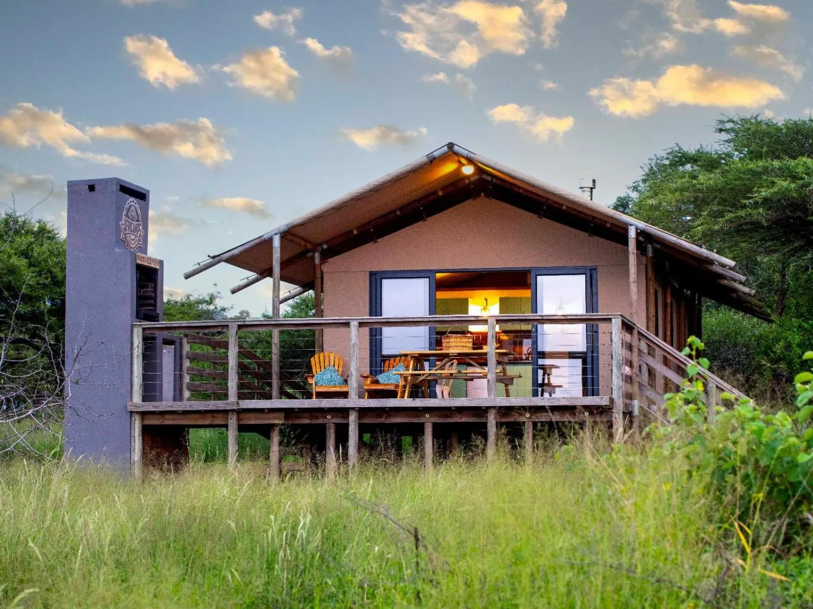 Property building in AfriCamps at White Elephant Safaris