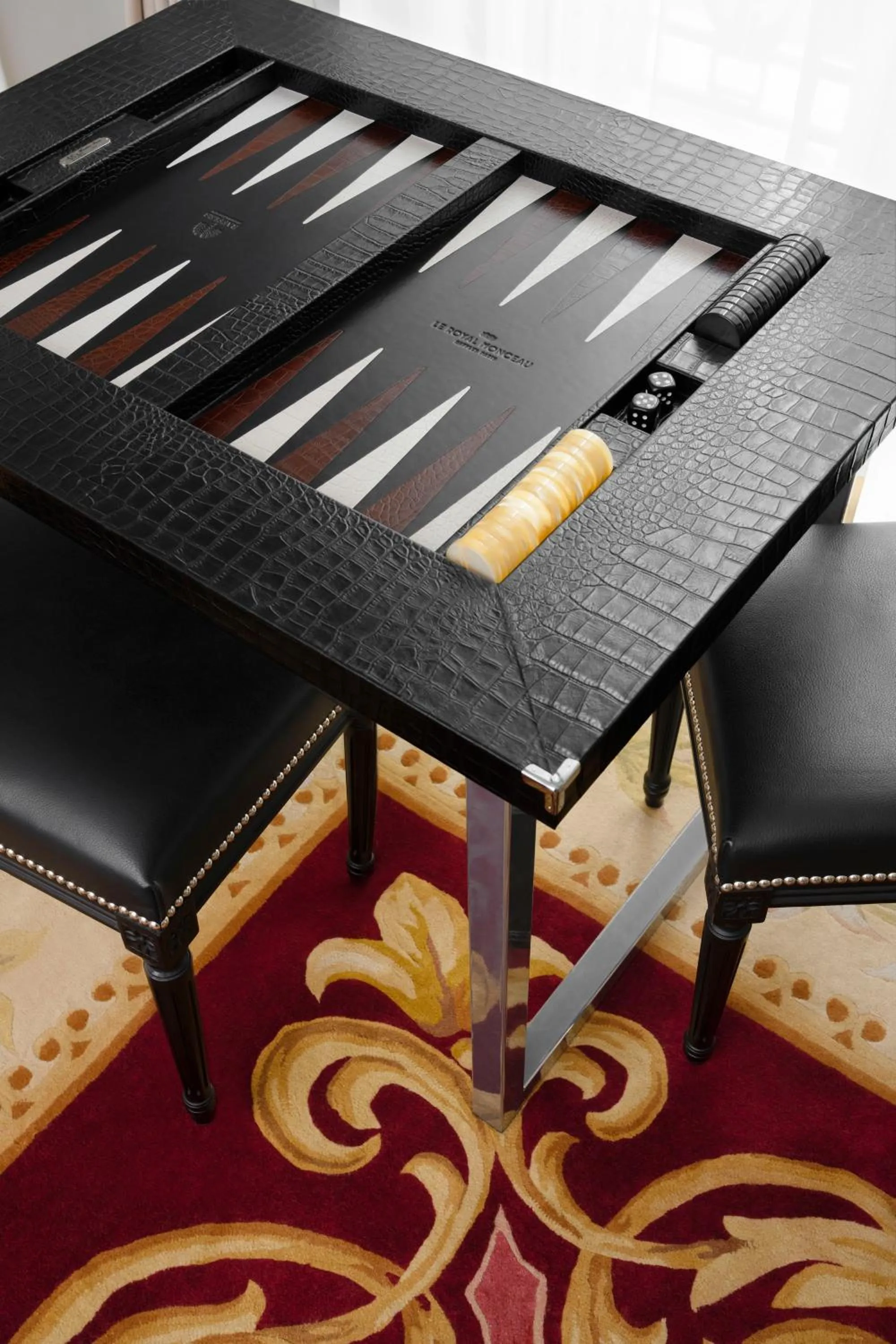 Decorative detail in Hôtel Le Royal Monceau Raffles Paris