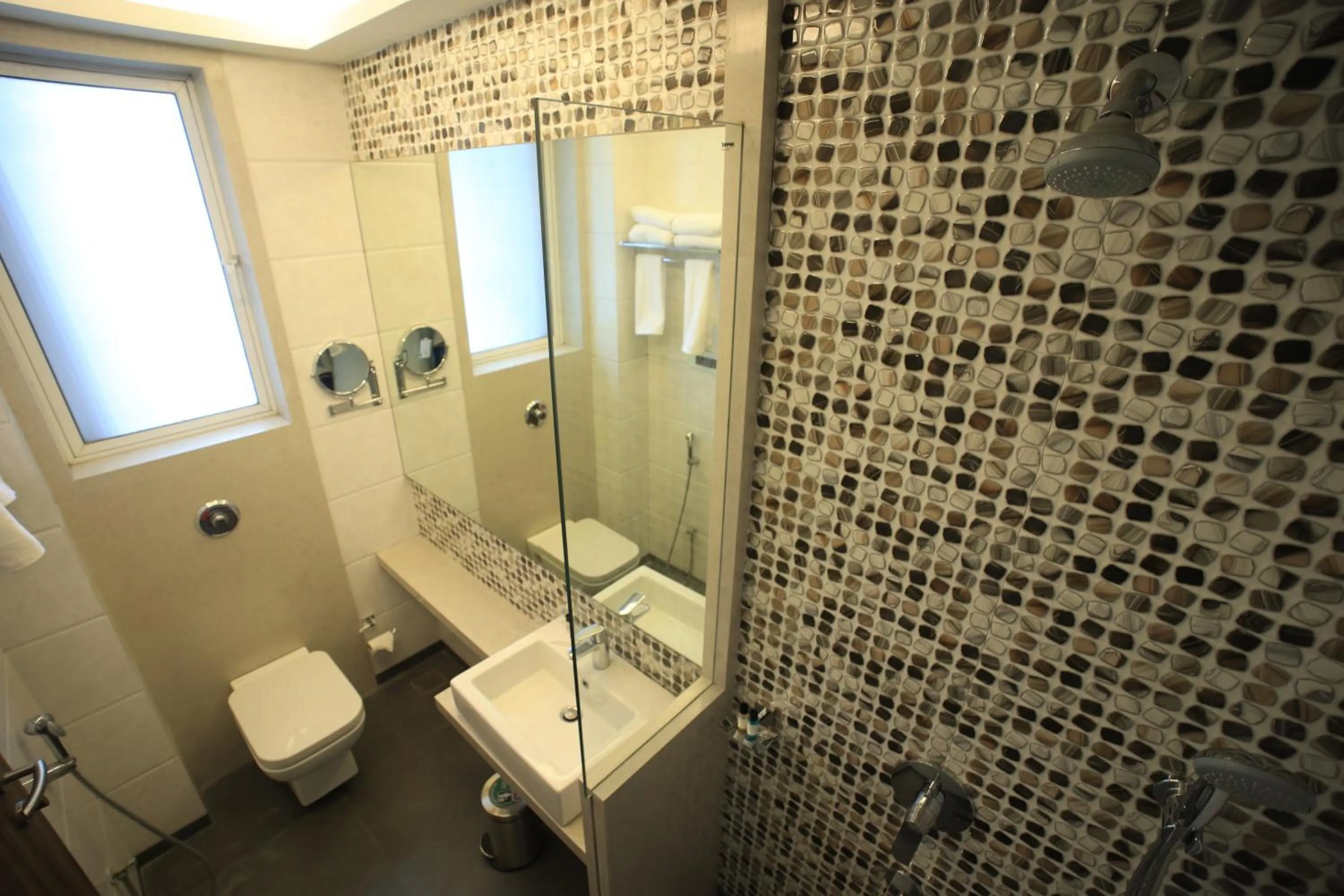 Bathroom in The Byke Delotel