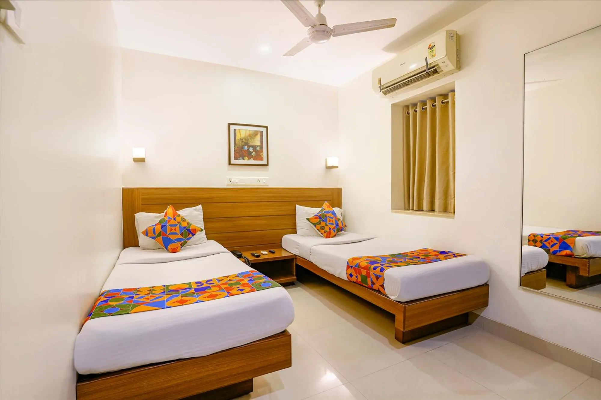 Bed in FabHotel Rahat