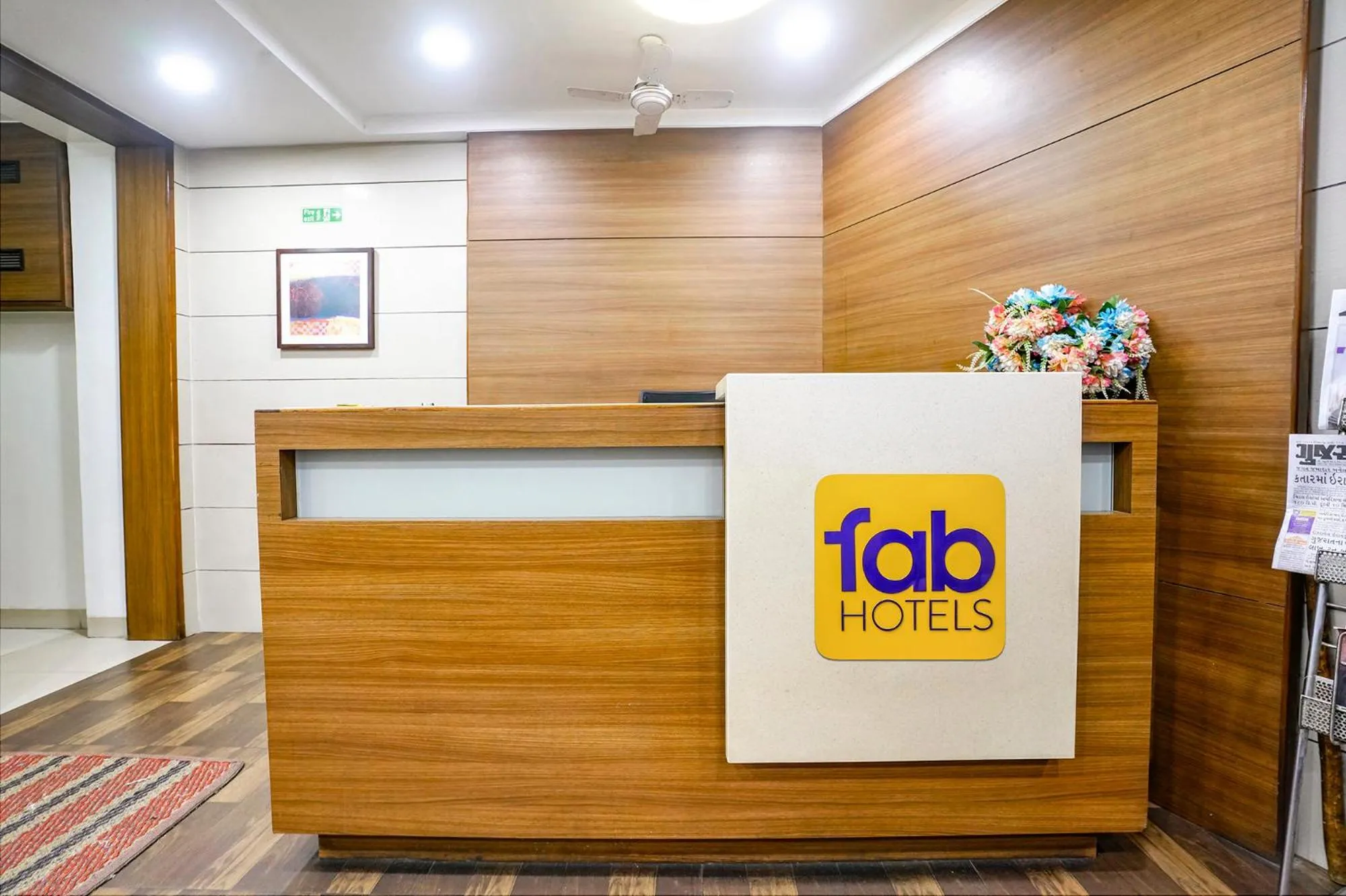 Lobby or reception in FabHotel Rahat