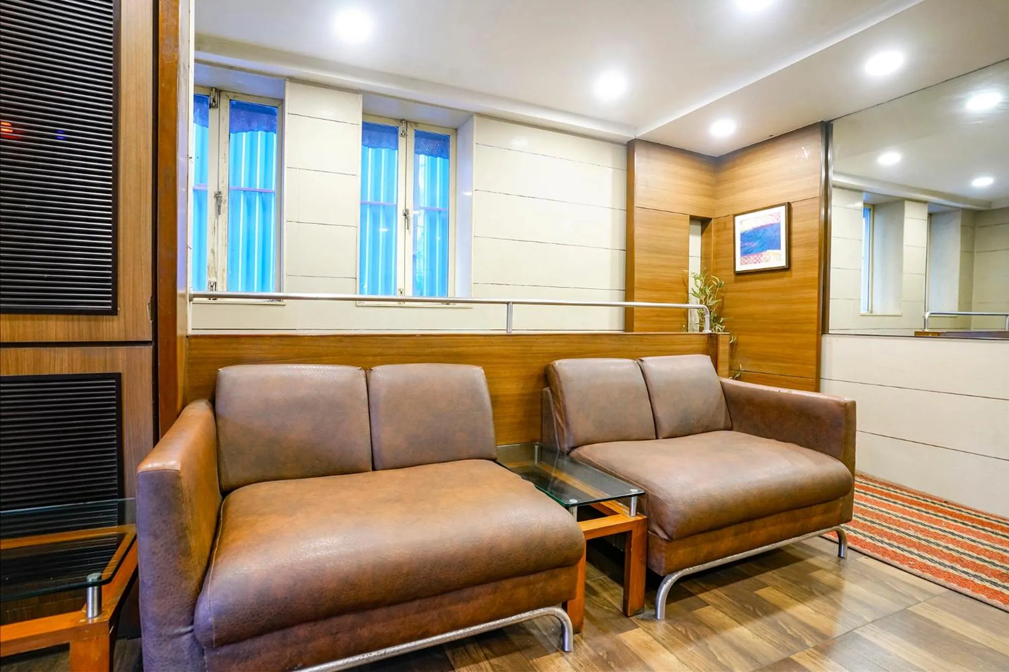 Seating area in FabHotel Rahat