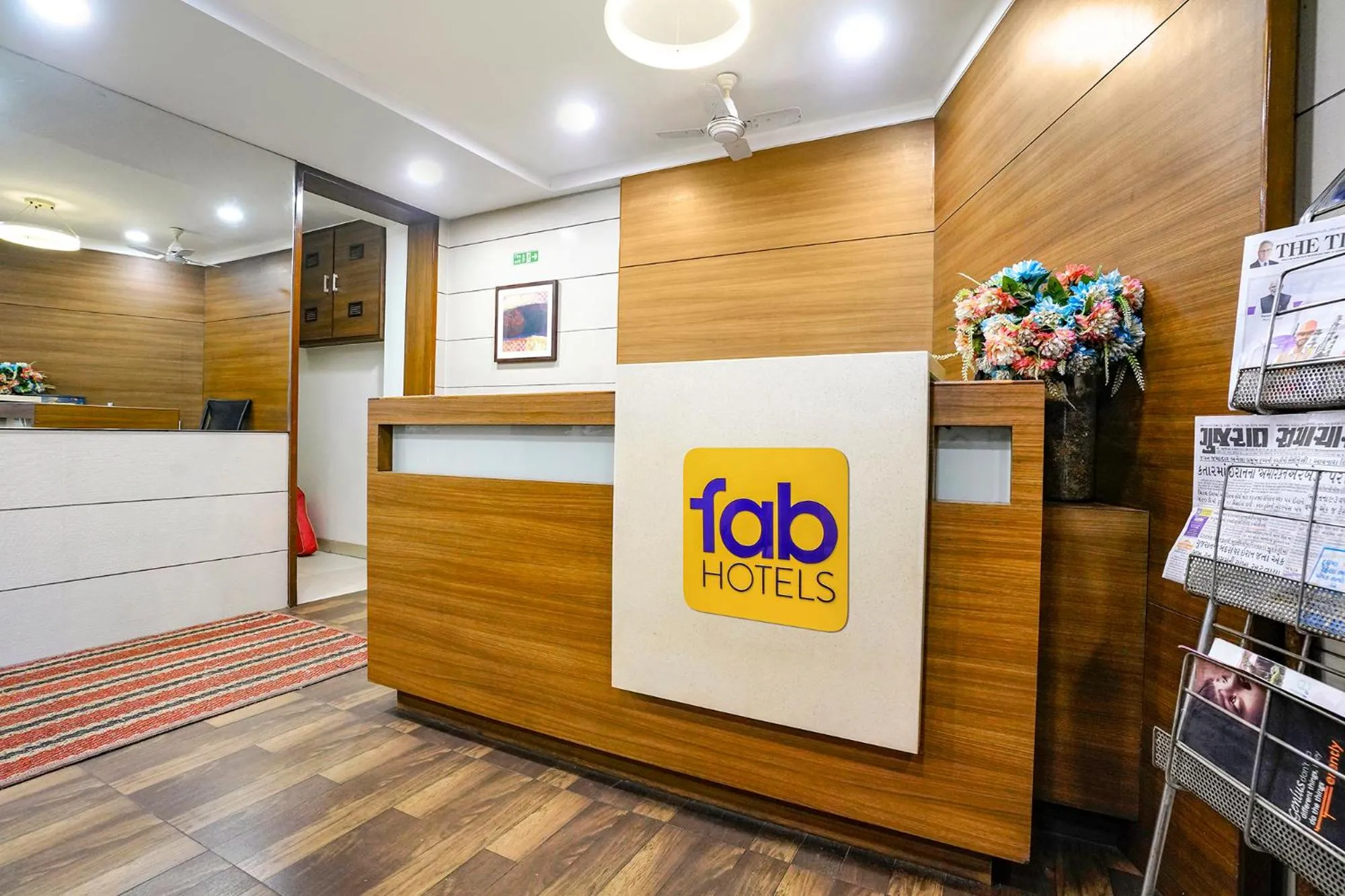 Lobby or reception in FabHotel Rahat