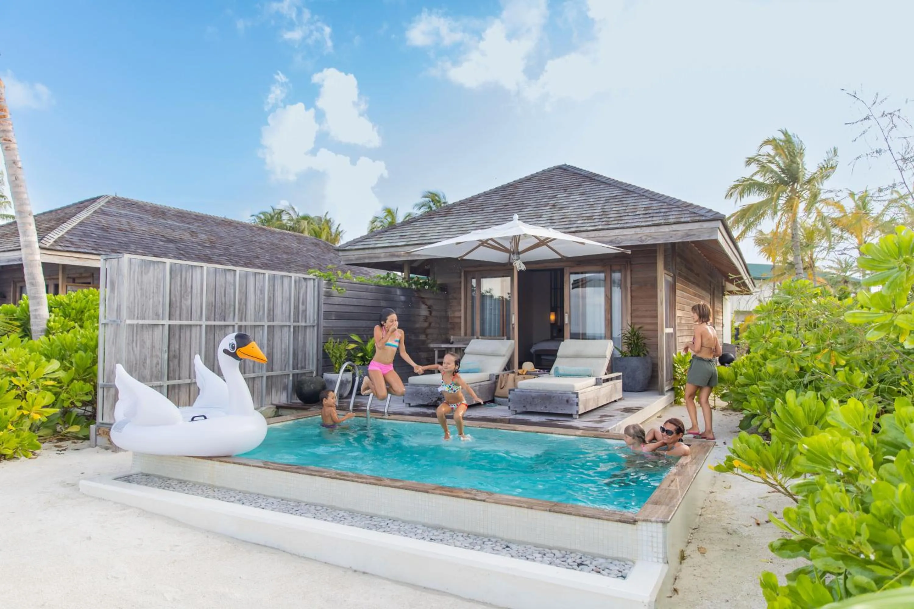 Pool view in Kagi Maldives Resort & Spa