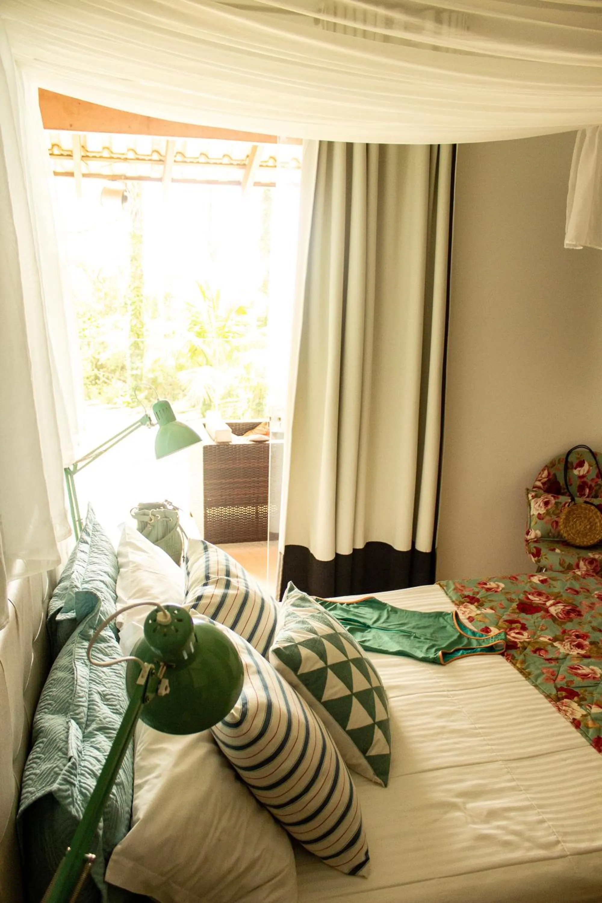 Bed in Pousada Ponta da Vigia