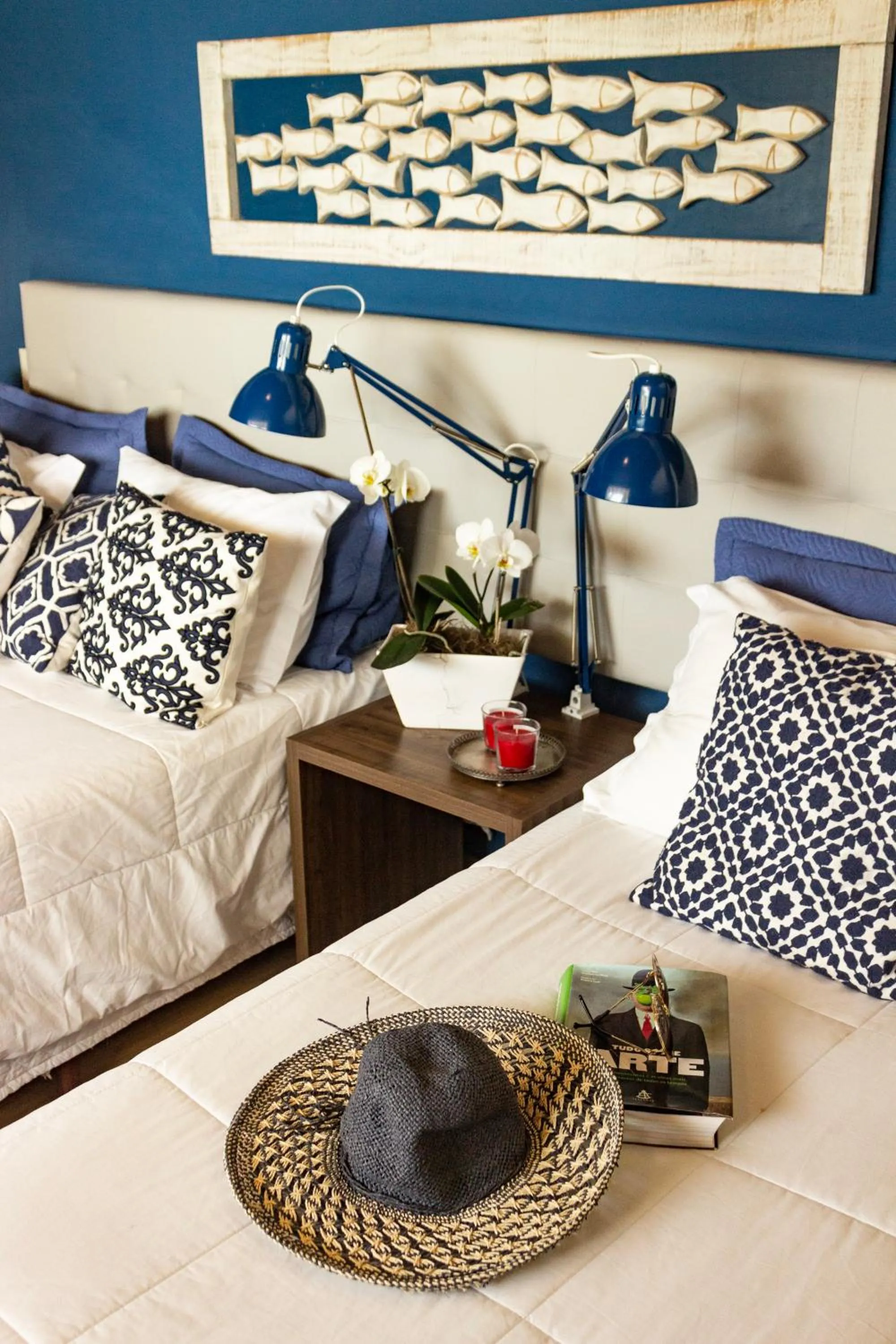 Bed in Pousada Ponta da Vigia