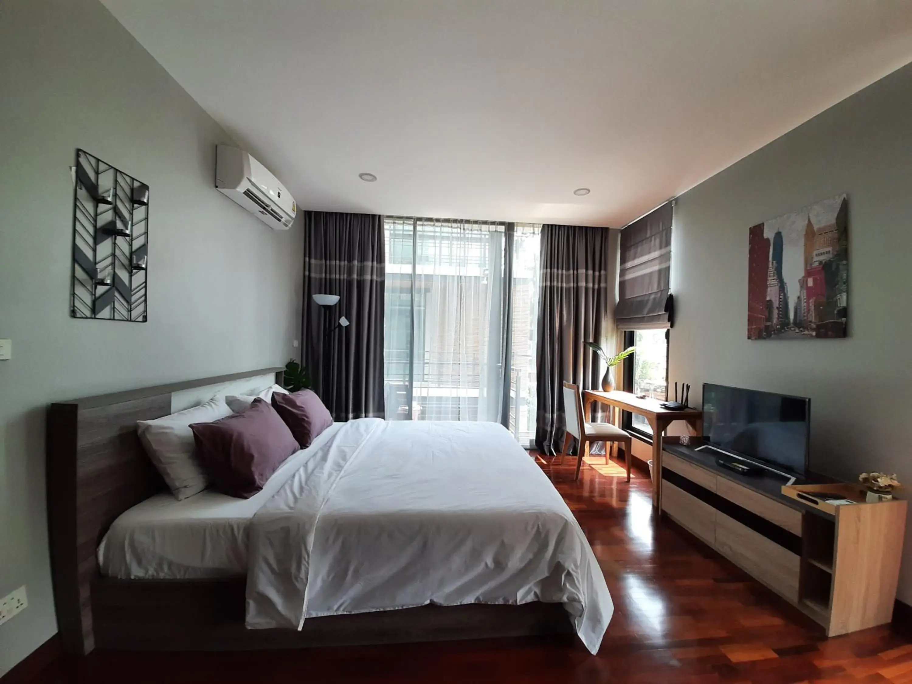 Superior Family King Room with Balcony in PomPom Home Superior Family King Room with Balcony in PomPom Home