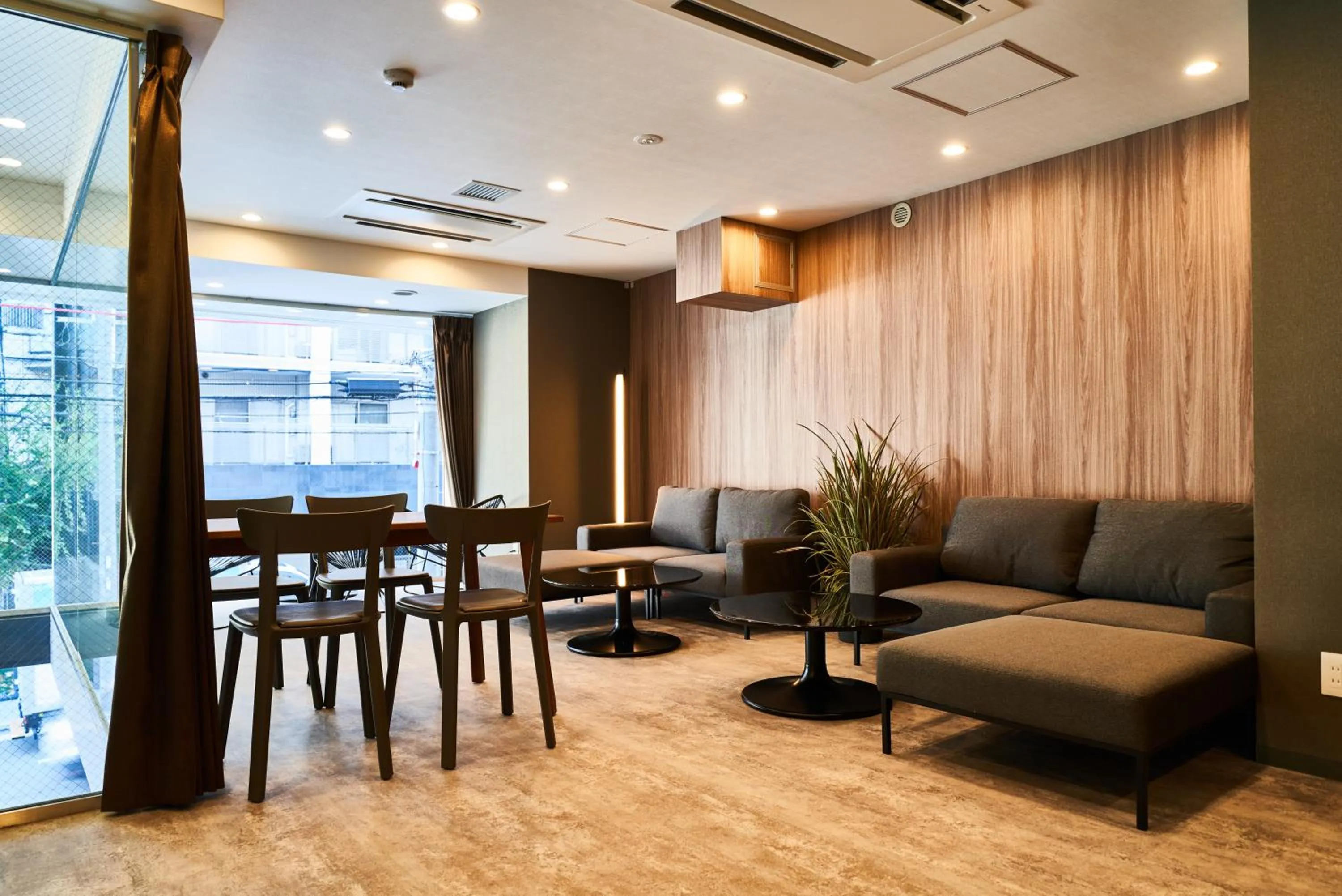 Communal lounge/ TV room in &AND HOSTEL SHINSAIBASHI EAST