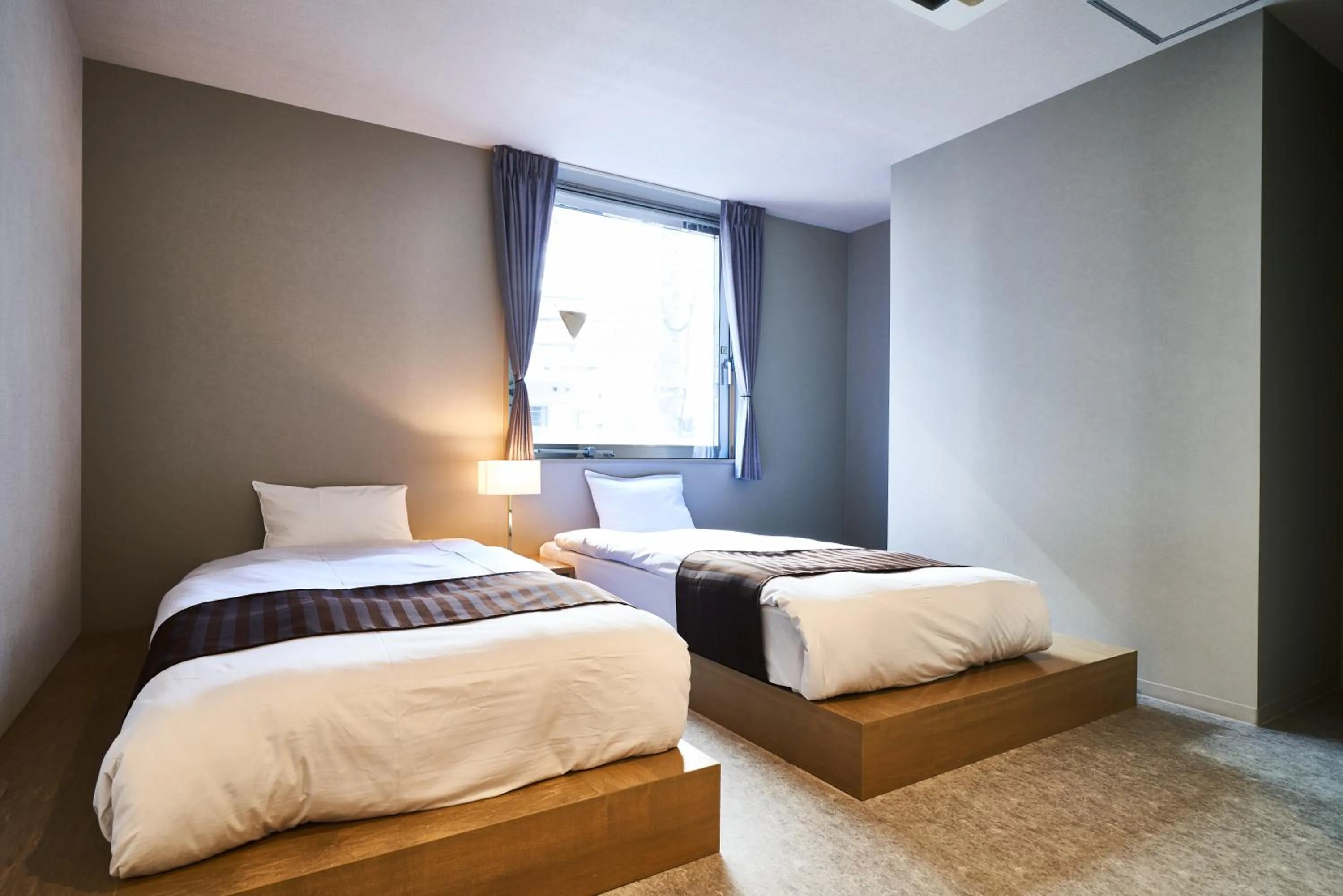 Standard Twin Room with Private Bathroom in &AND HOSTEL SHINSAIBASHI EAST