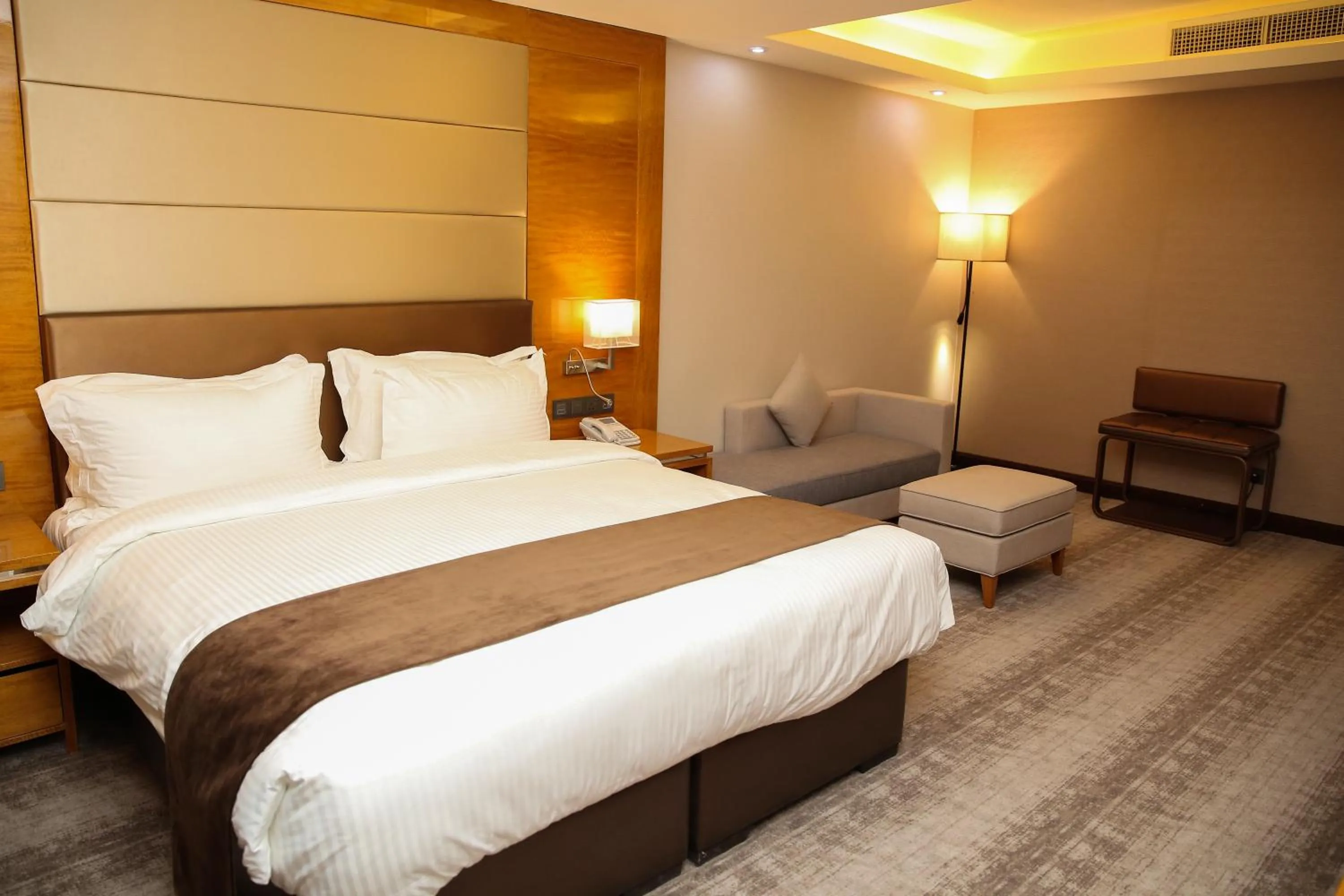 Bed in Gloria Hotel Amman