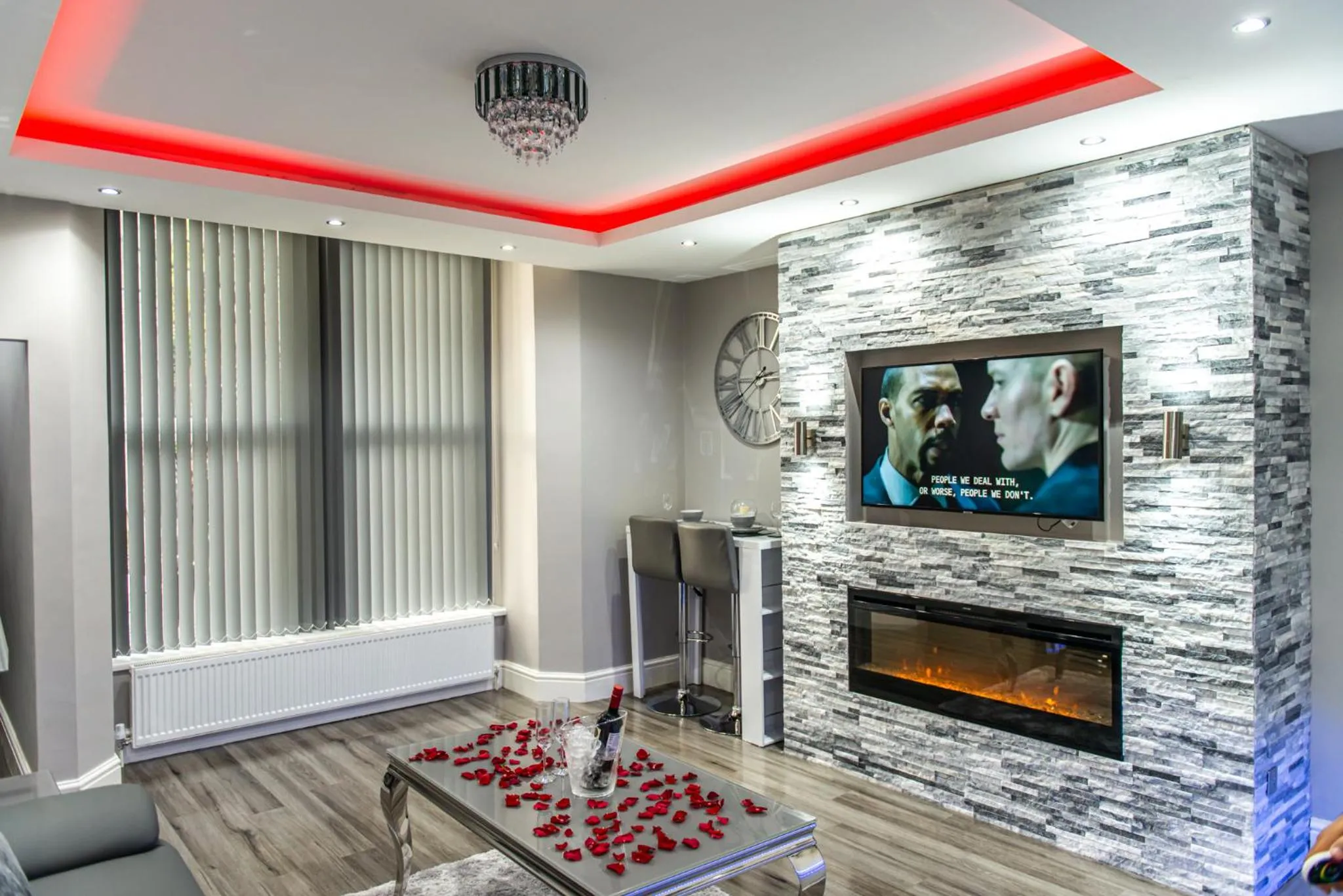 Bedroom in Aphrodite Suites