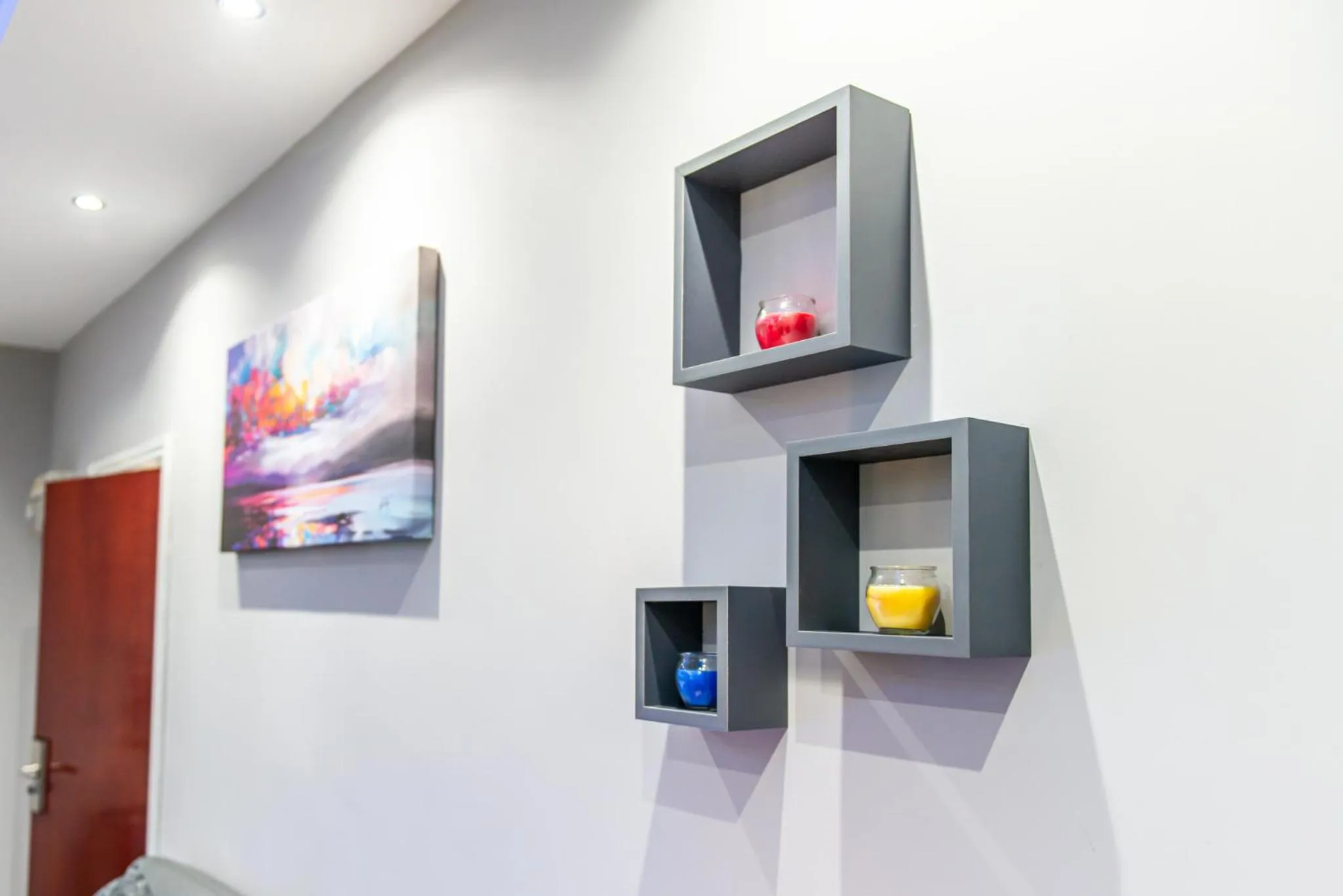 Living room in Aphrodite Suites