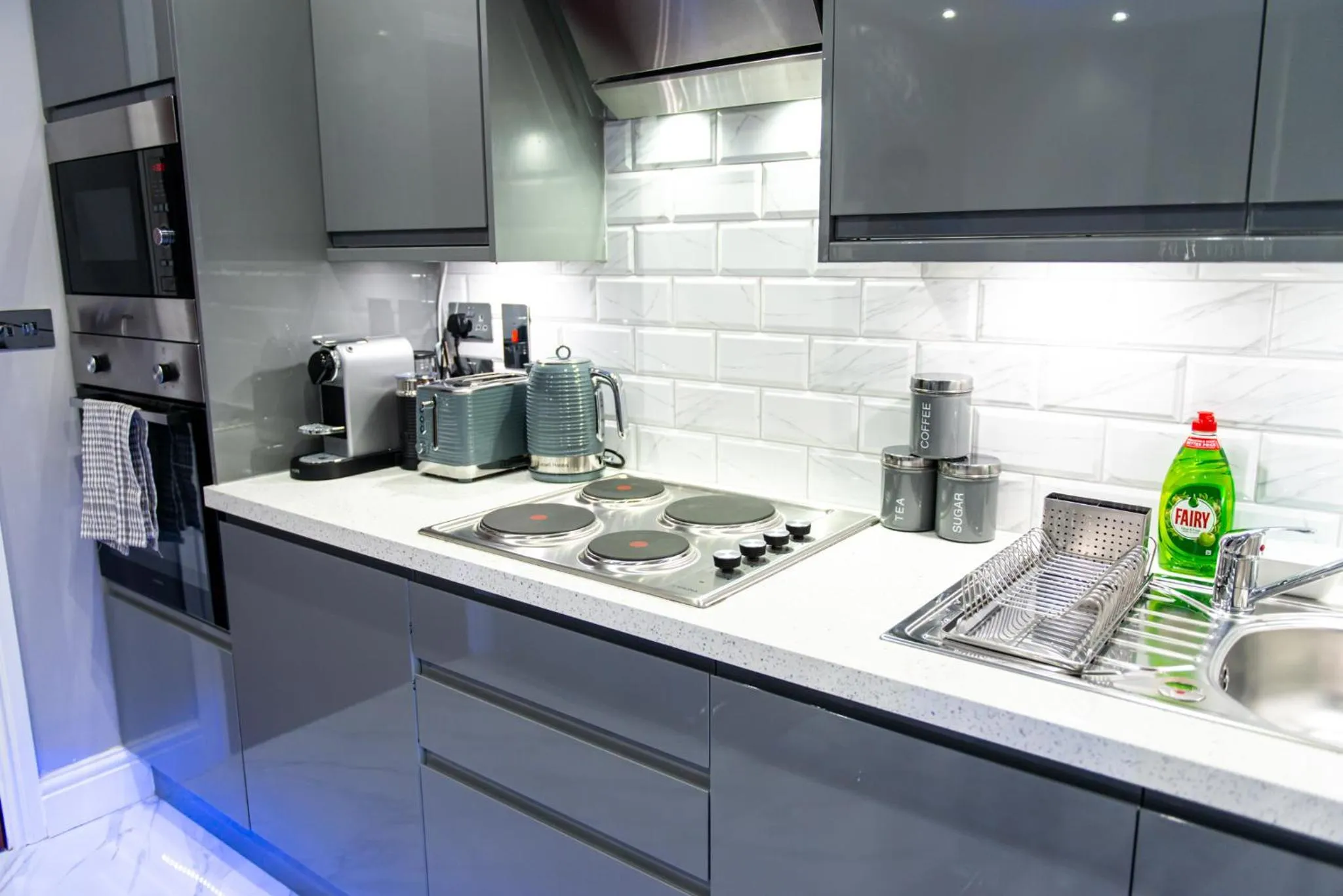 Kitchen or kitchenette in Aphrodite Suites