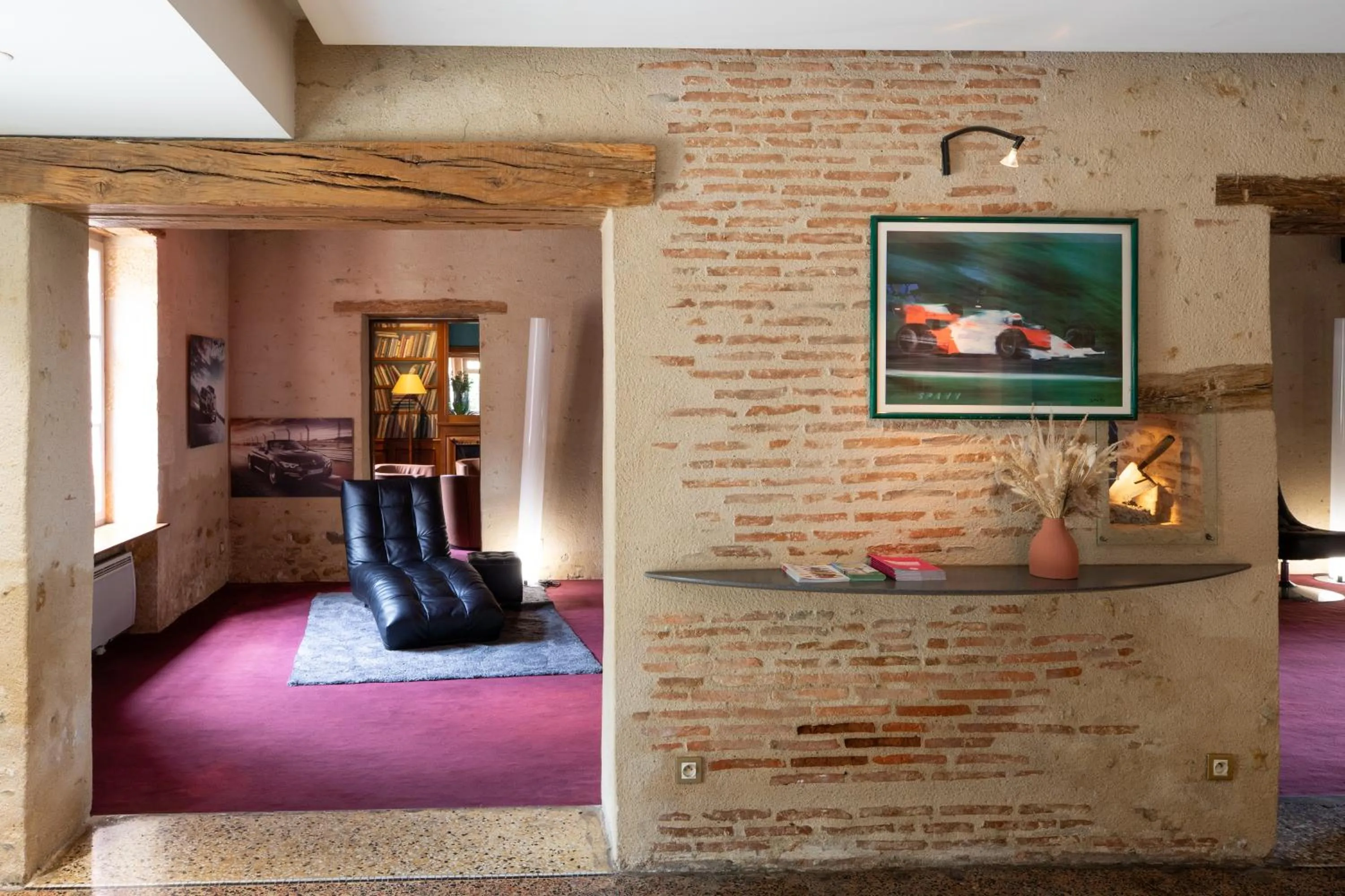 Living room in Hotel Le Paddock