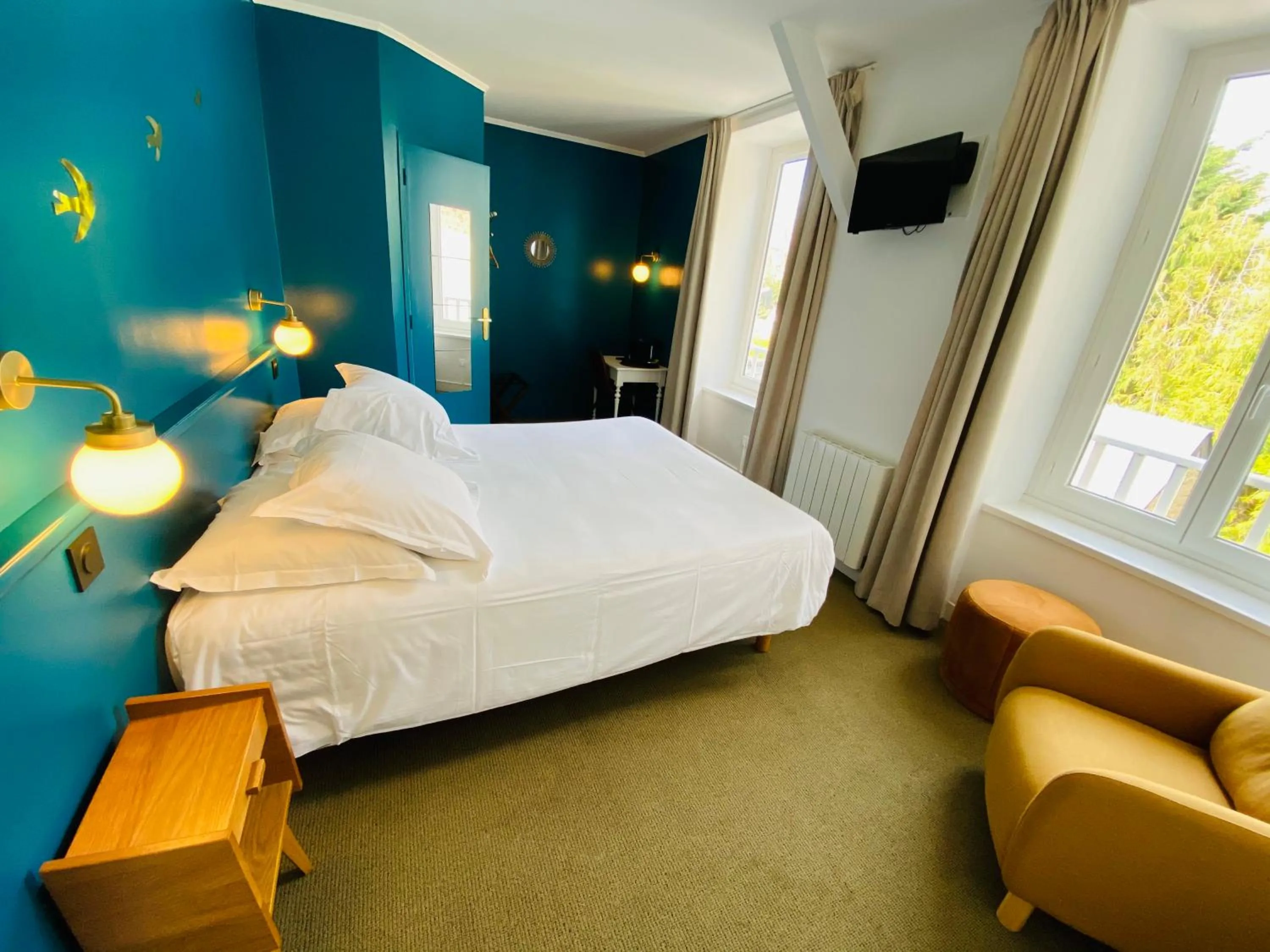 Bedroom, Bed in Hotel du Parc