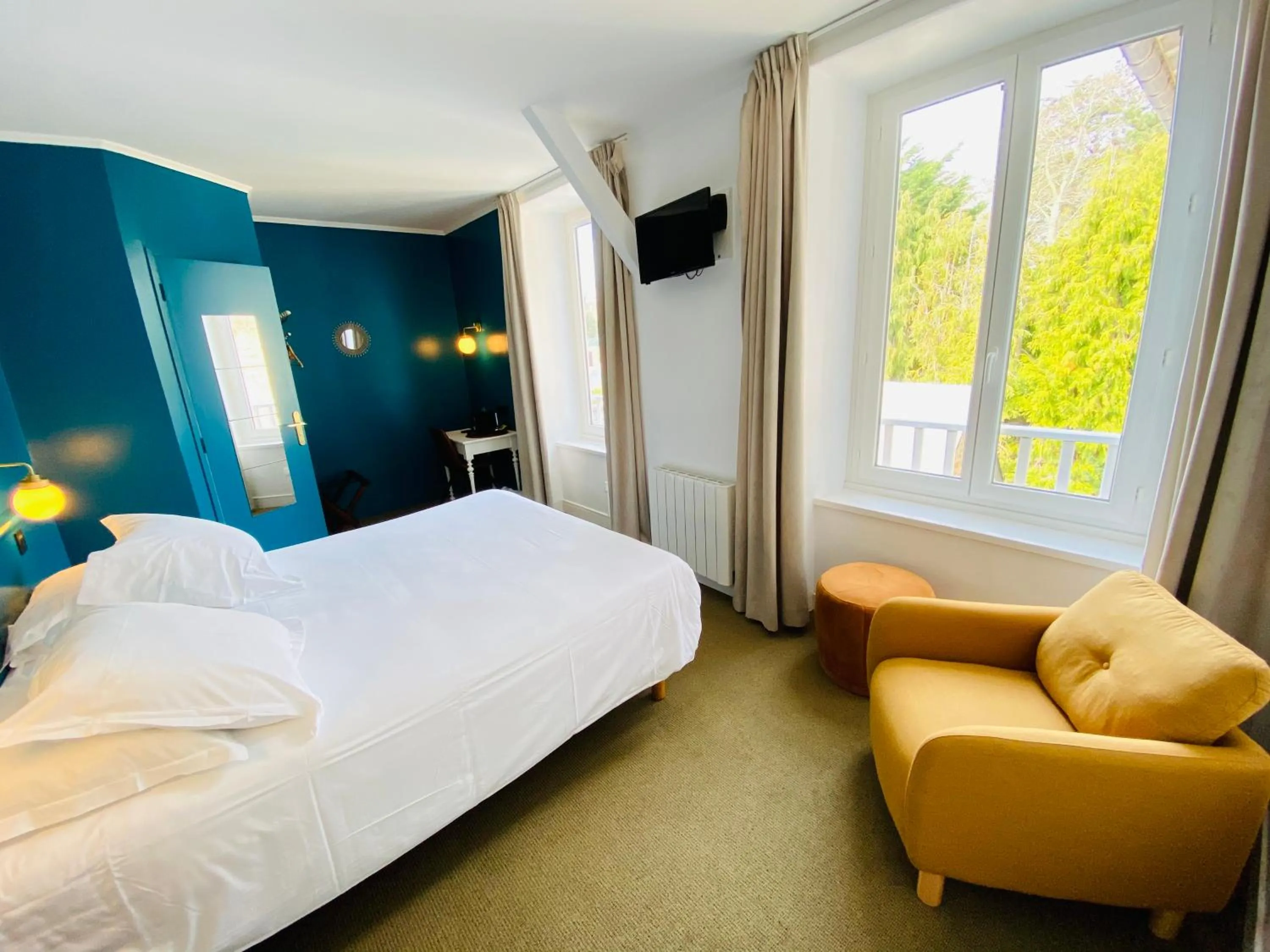 Bedroom, Bed in Hotel du Parc