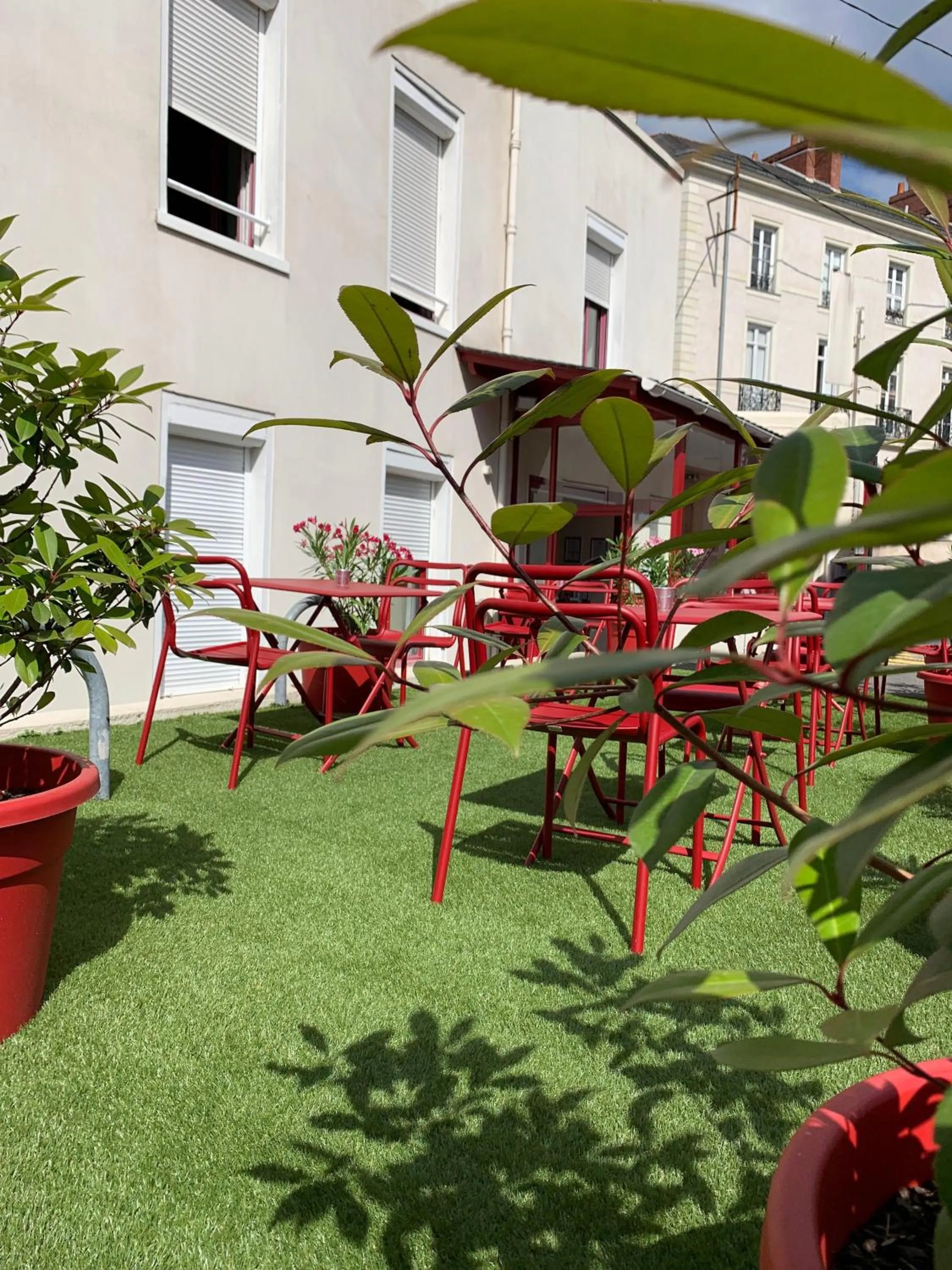 Property building in Logis Hotel Chateaubriand
