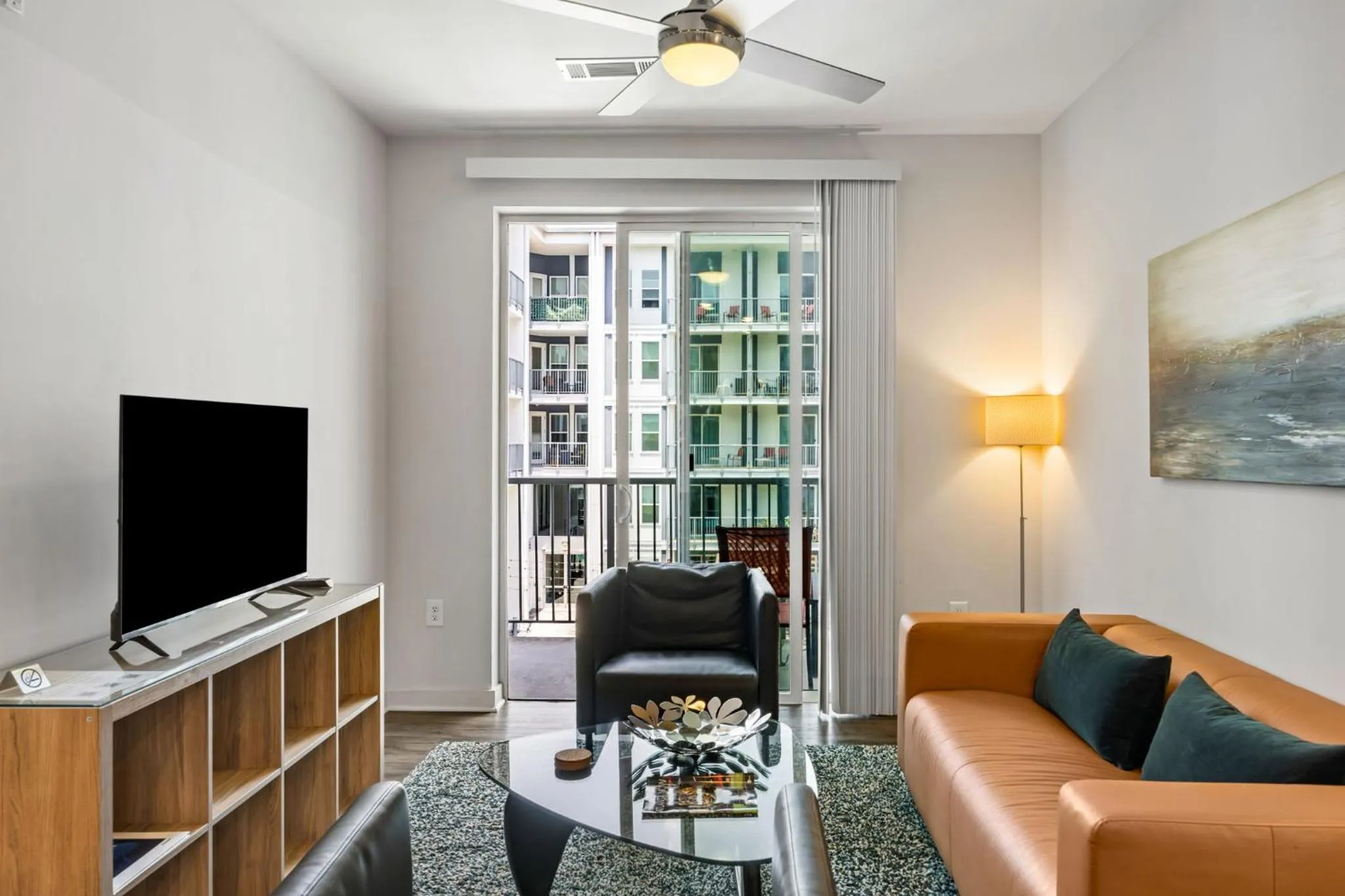 Patio in Spectacular Apartments by BCA Furnished Apartments