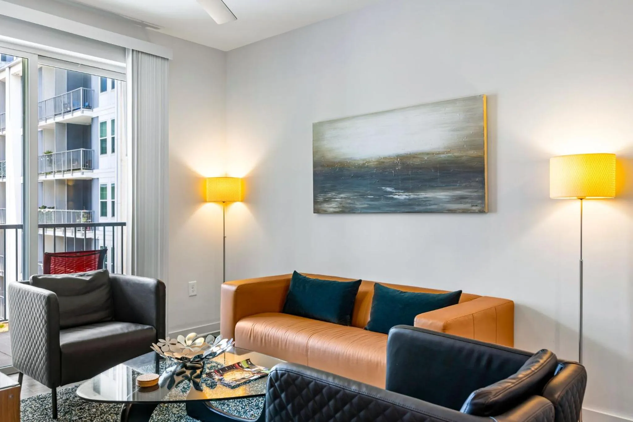 Patio in Spectacular Apartments by BCA Furnished Apartments