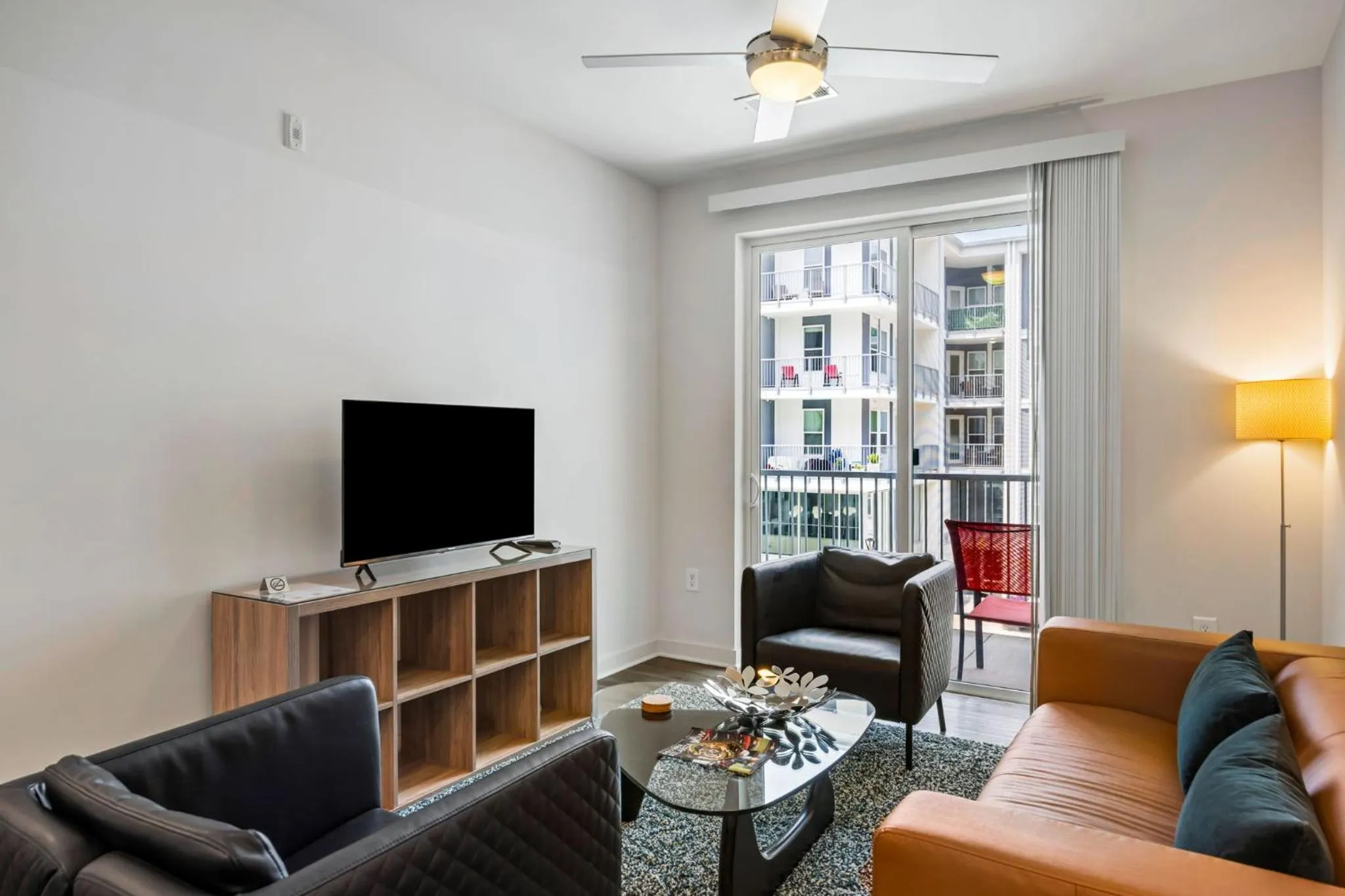 Patio in Spectacular Apartments by BCA Furnished Apartments