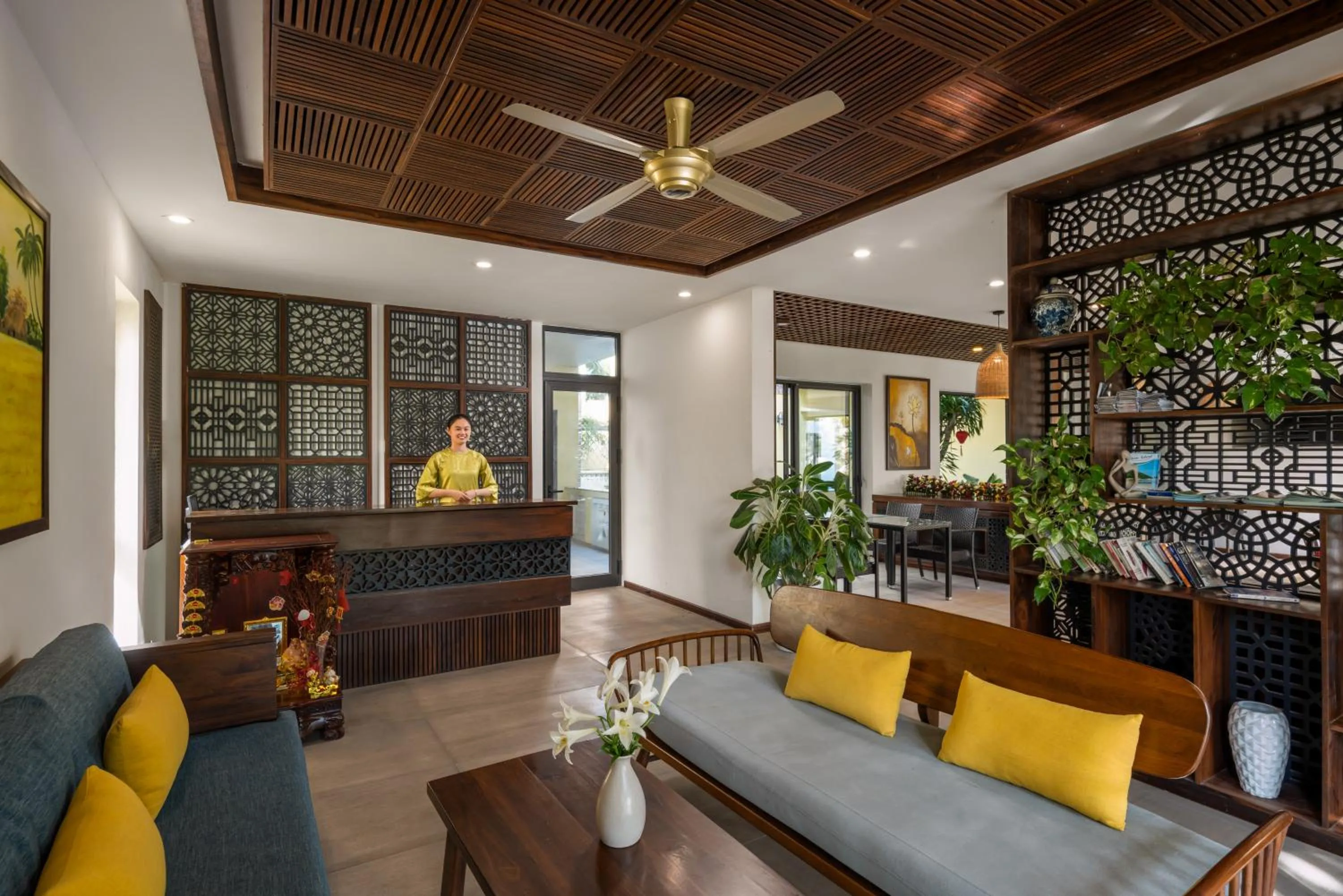 Lobby or reception in Eden Hoi An Villas