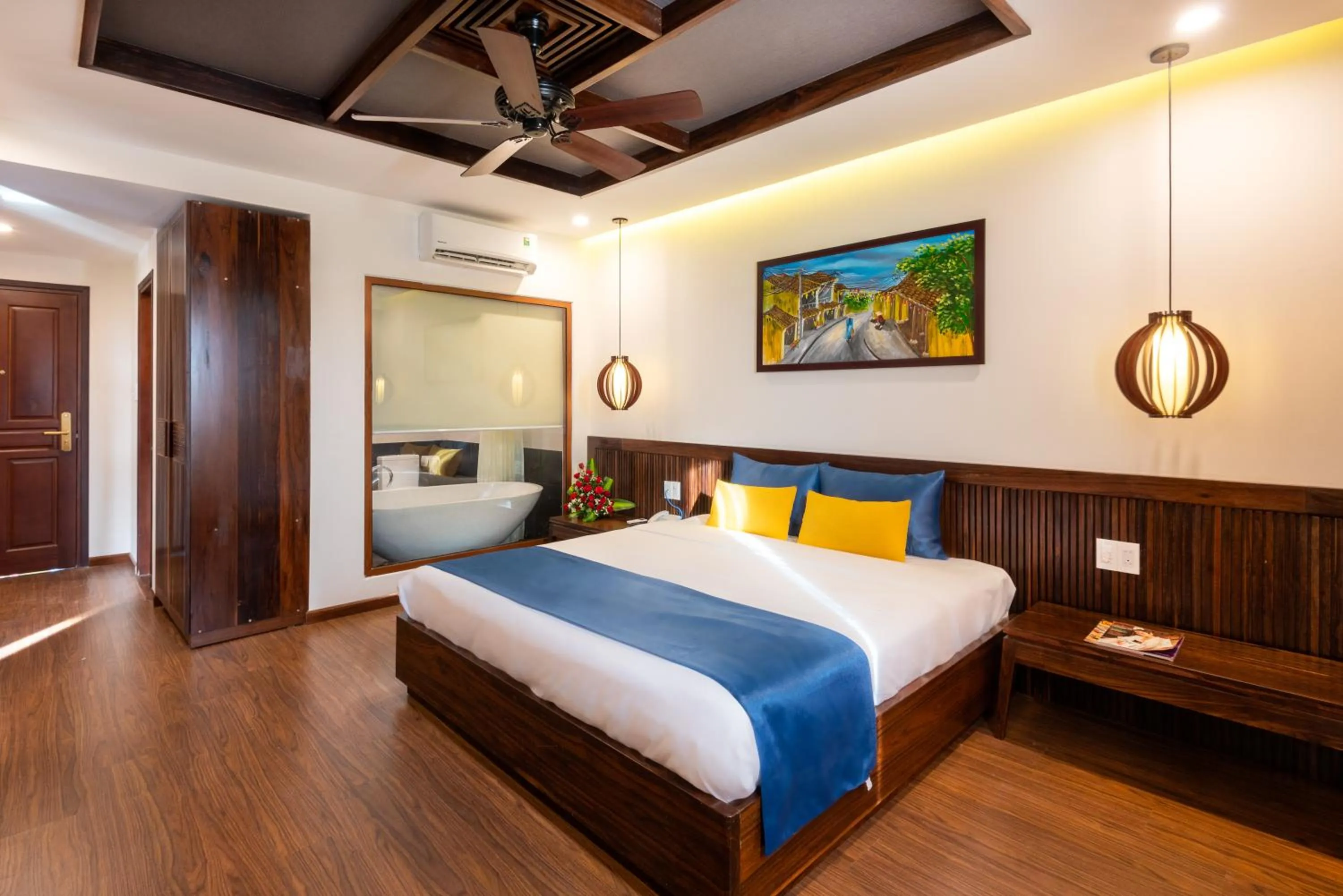 Bed in Eden Hoi An Villas