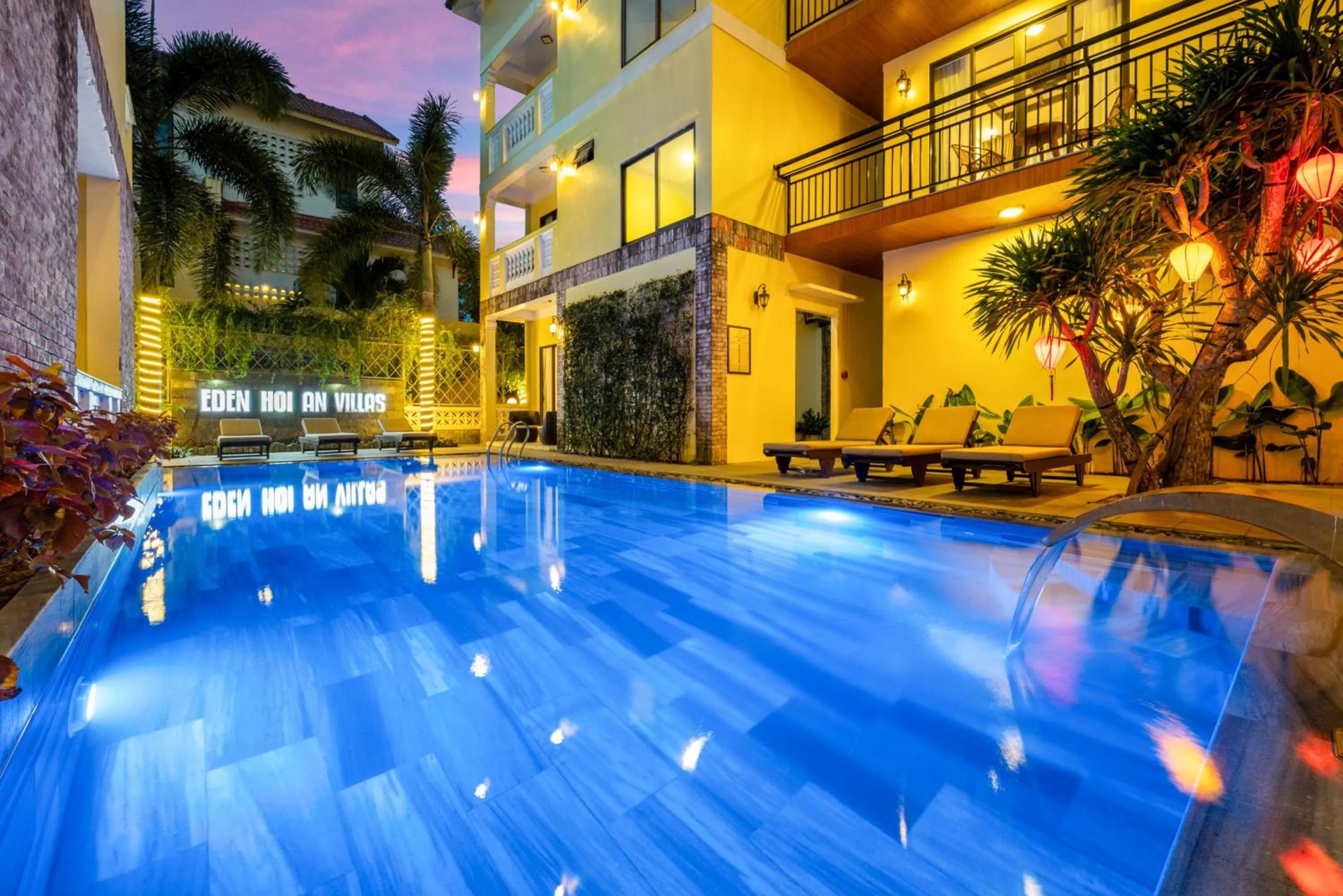 Swimming pool in Eden Hoi An Villas