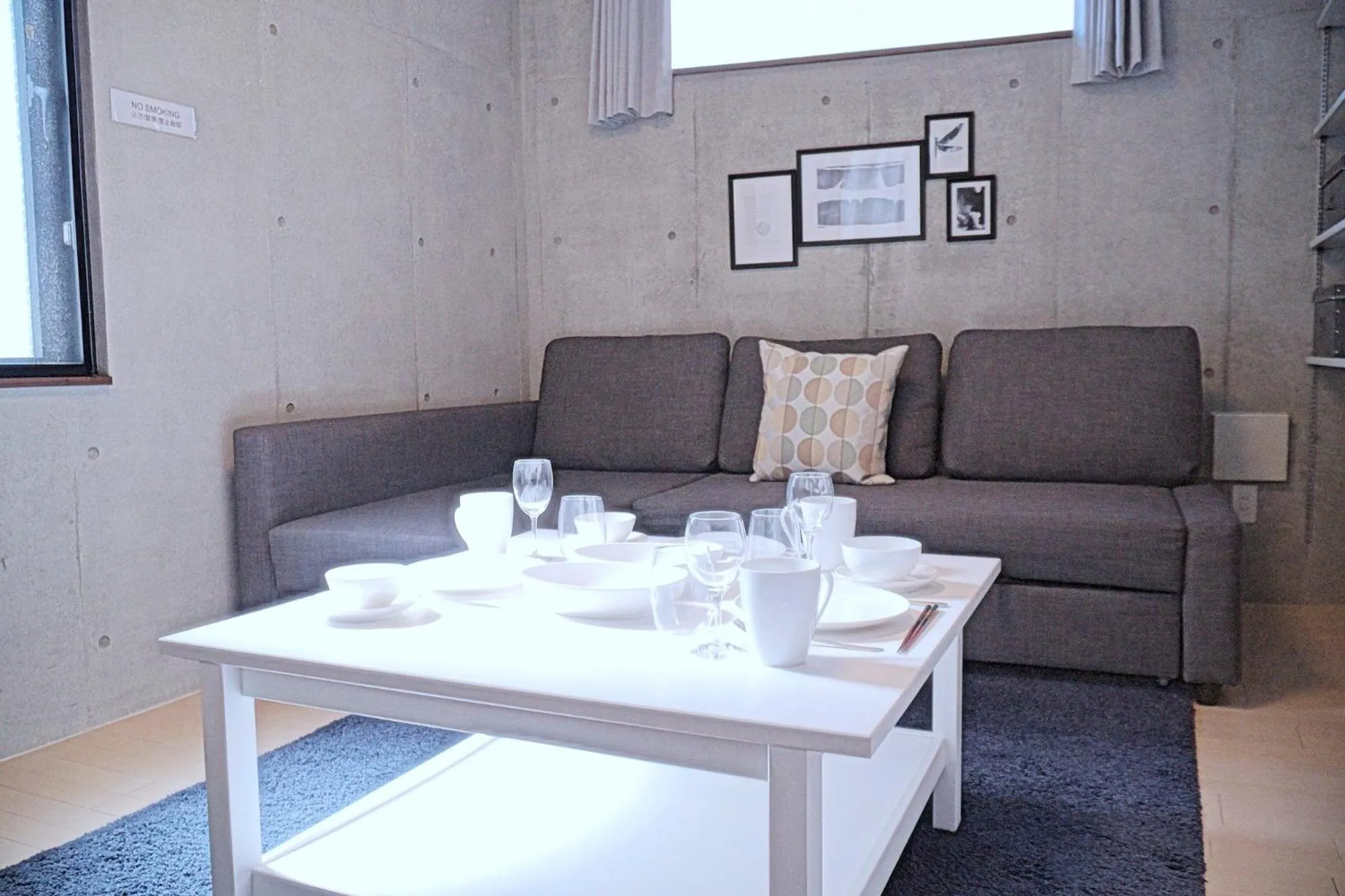 Living room in Laffitte Tokyo