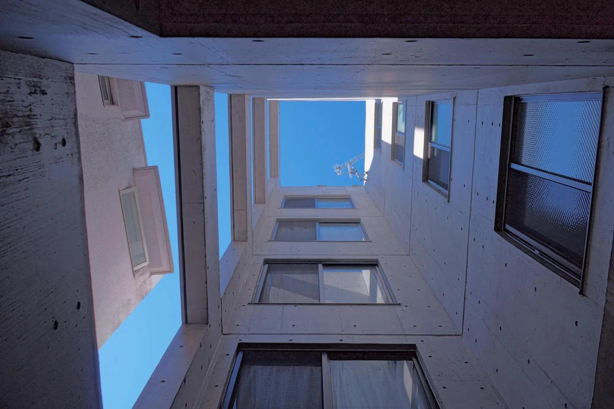 Inner courtyard view in Laffitte Tokyo