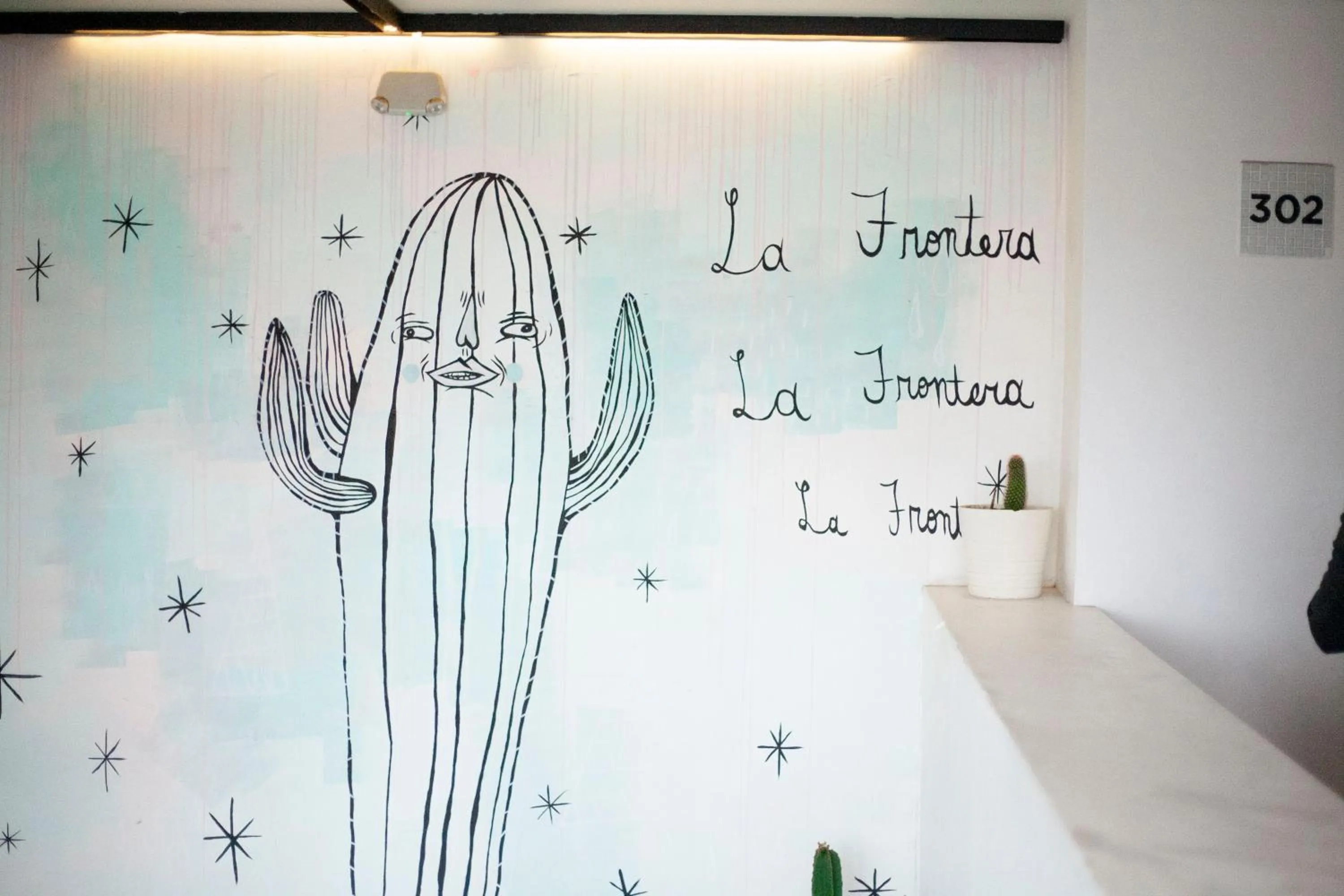 Decorative detail, Bed in Coyote Lofts-Estacion Federal