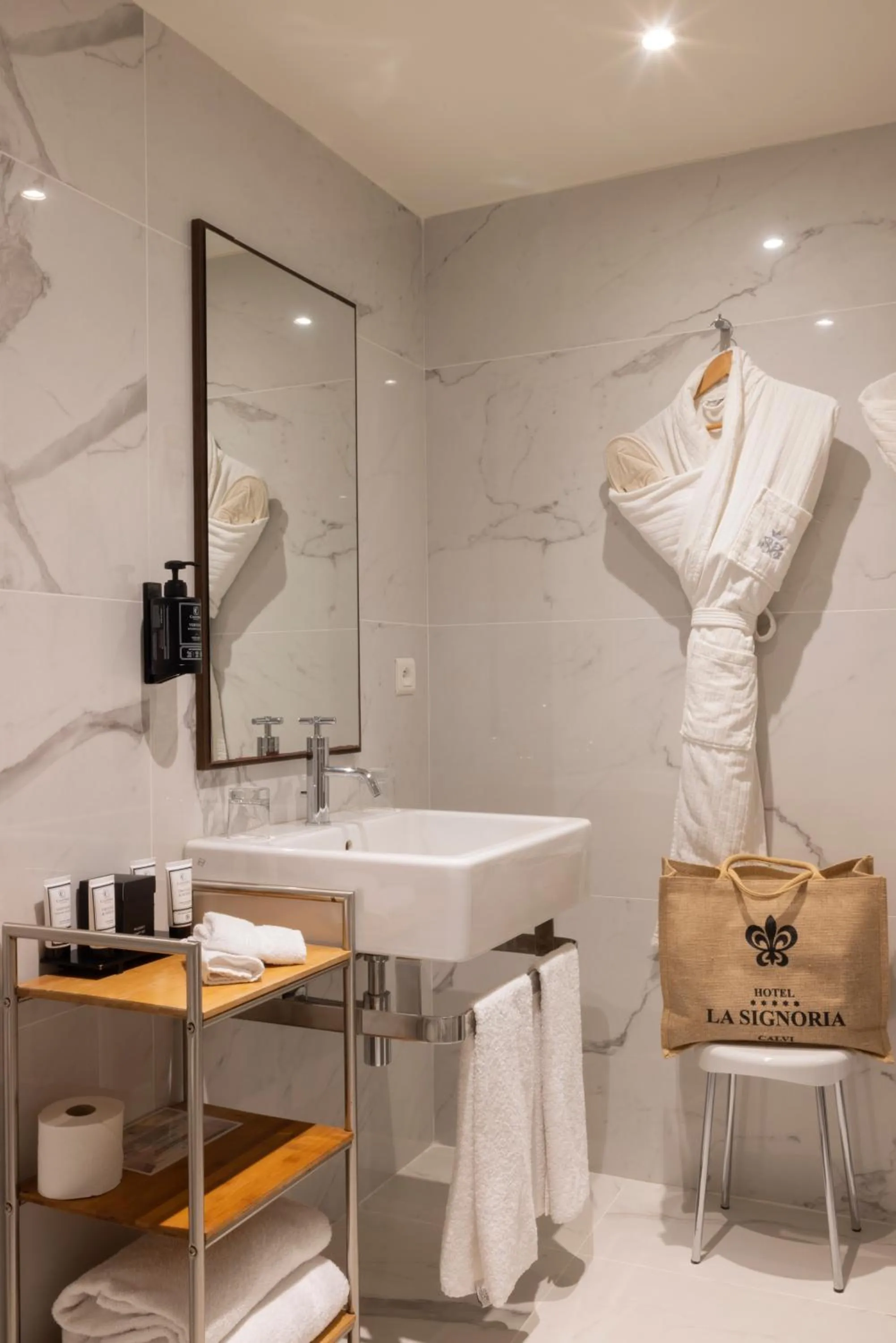 Bathroom in La Signoria & Spa