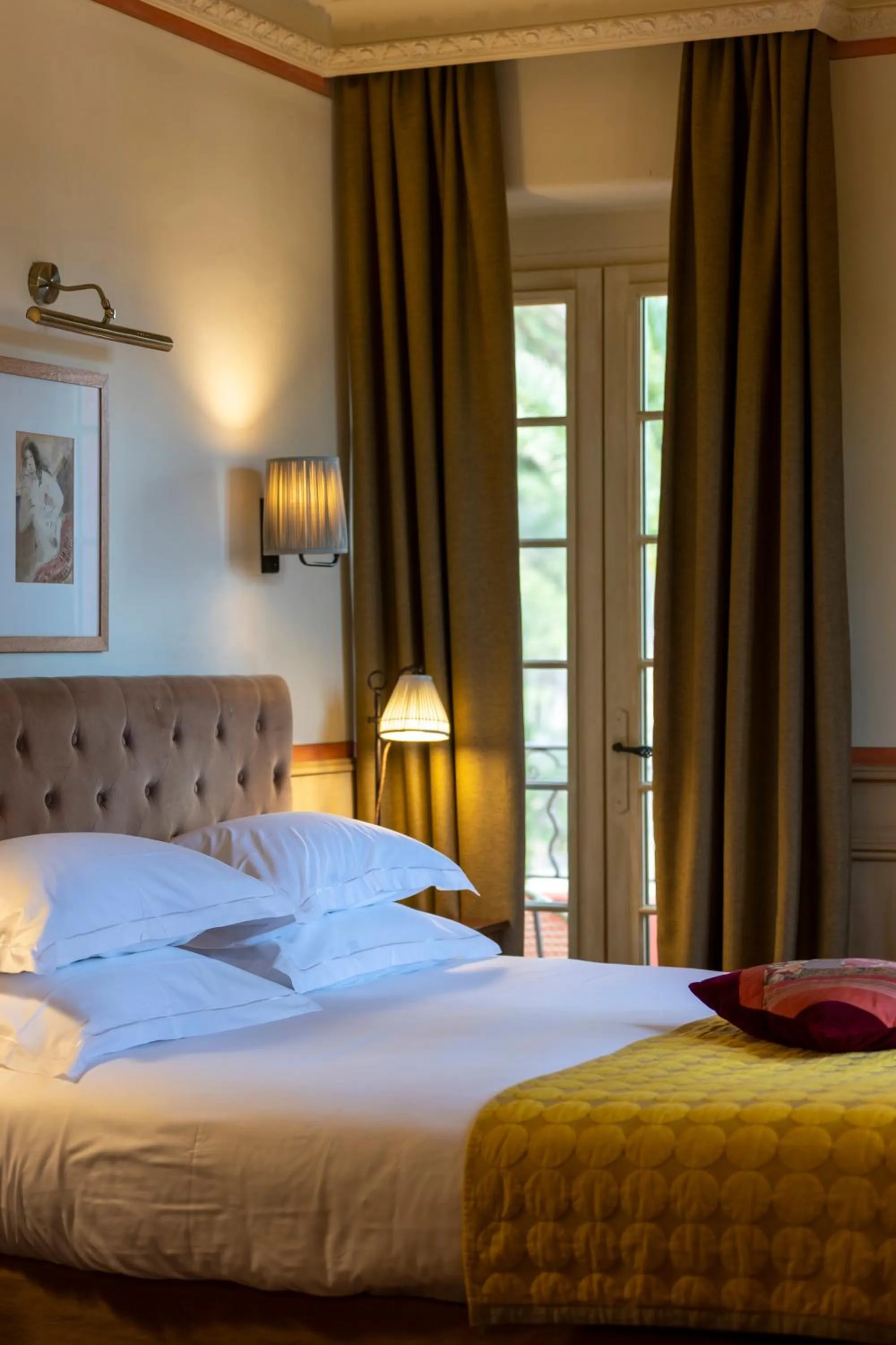 Bed in La Signoria & Spa