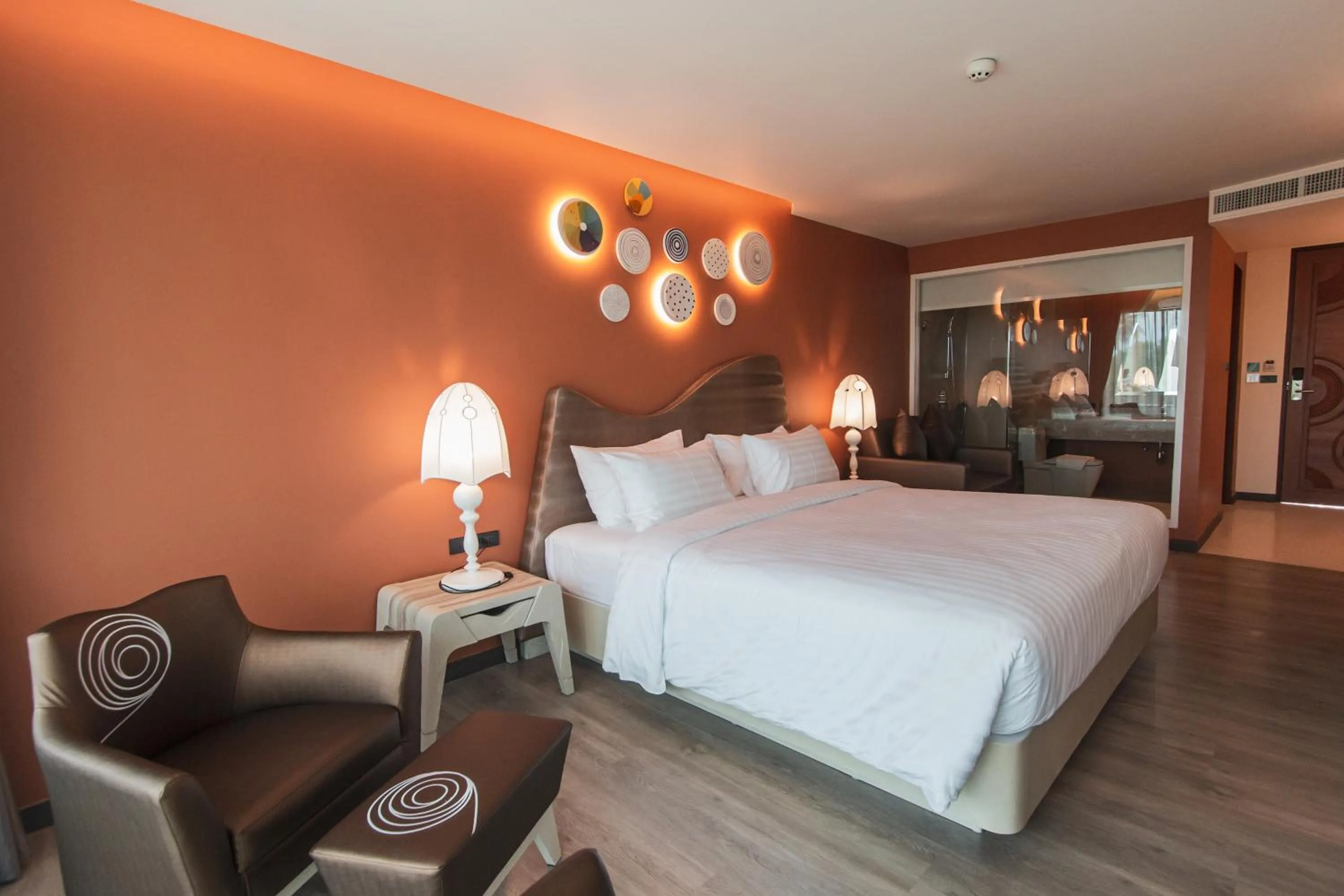 Bedroom, Bed in Rachabhura Hotel