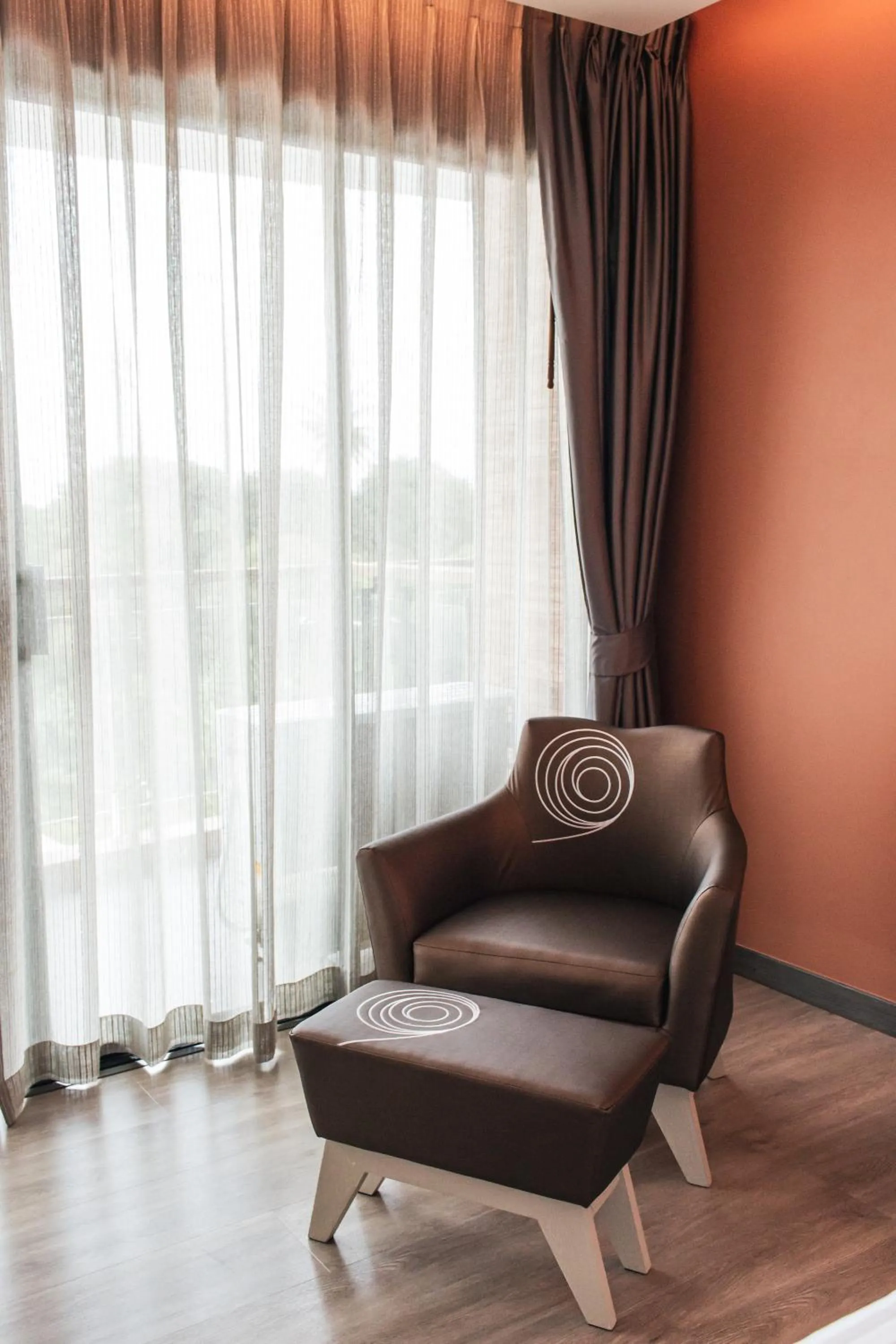 Seating area in Rachabhura Hotel