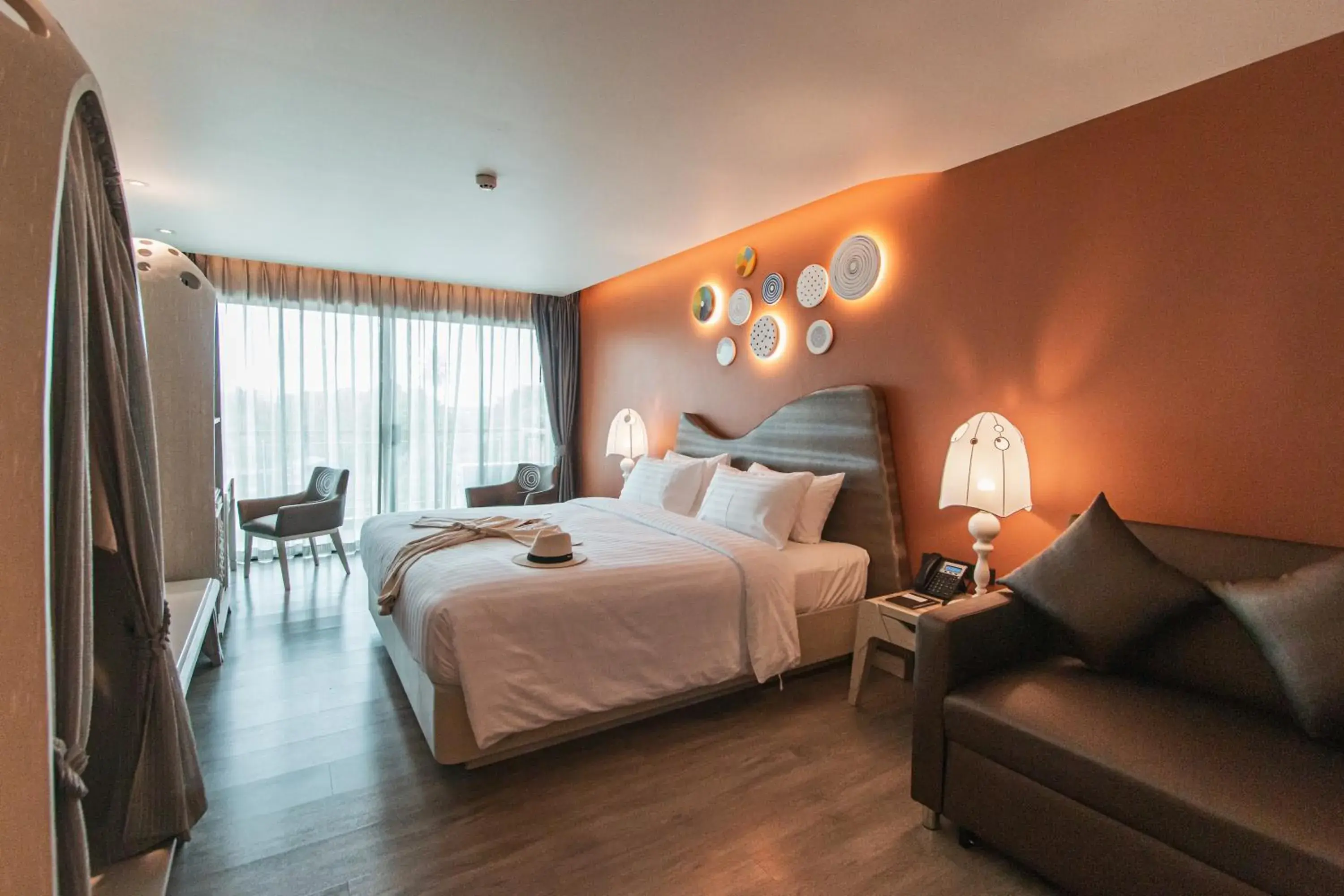 Partial River View Twin Bed in Rachabhura Hotel Partial River View Twin Bed in Rachabhura Hotel