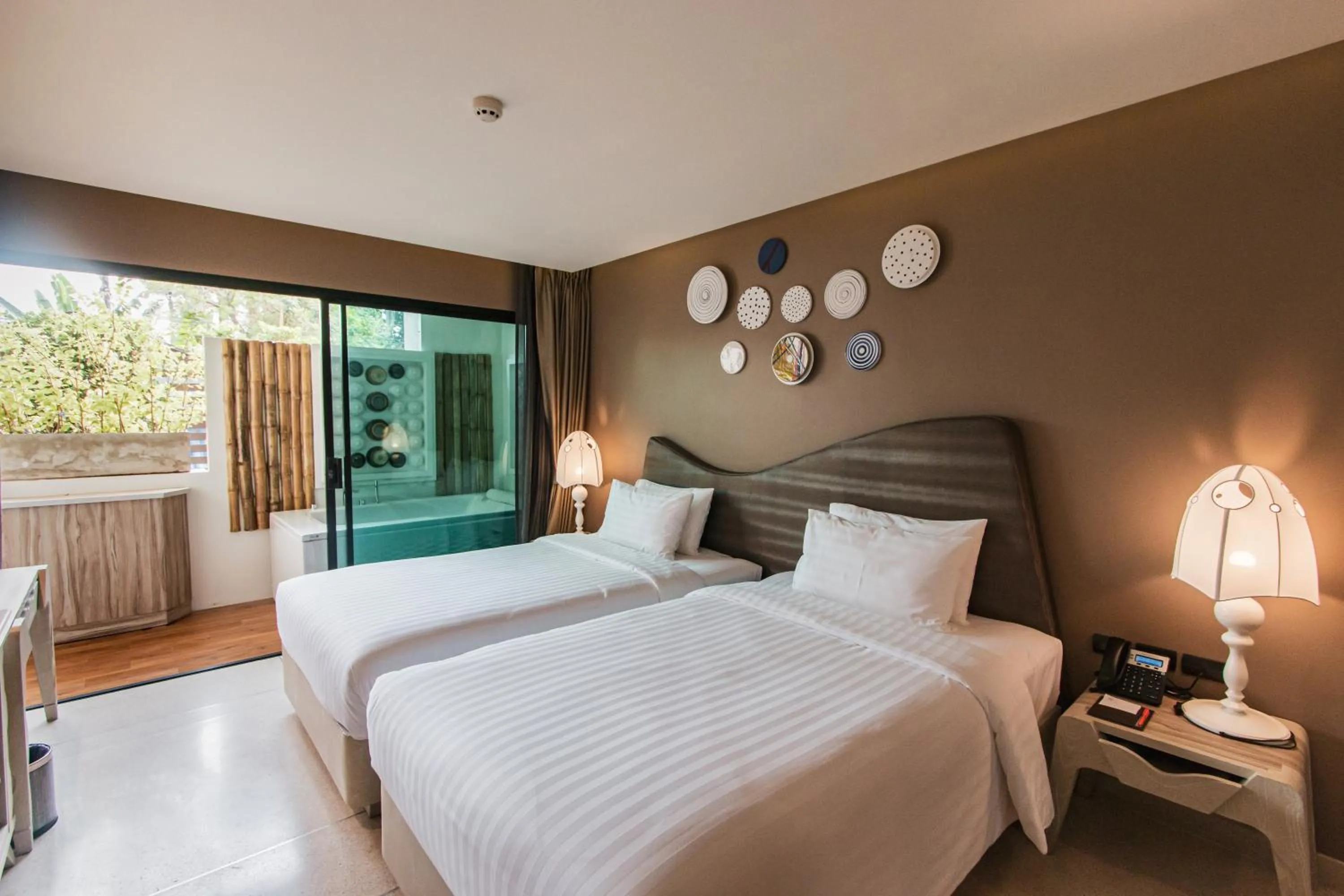 Bedroom, Bed in Rachabhura Hotel